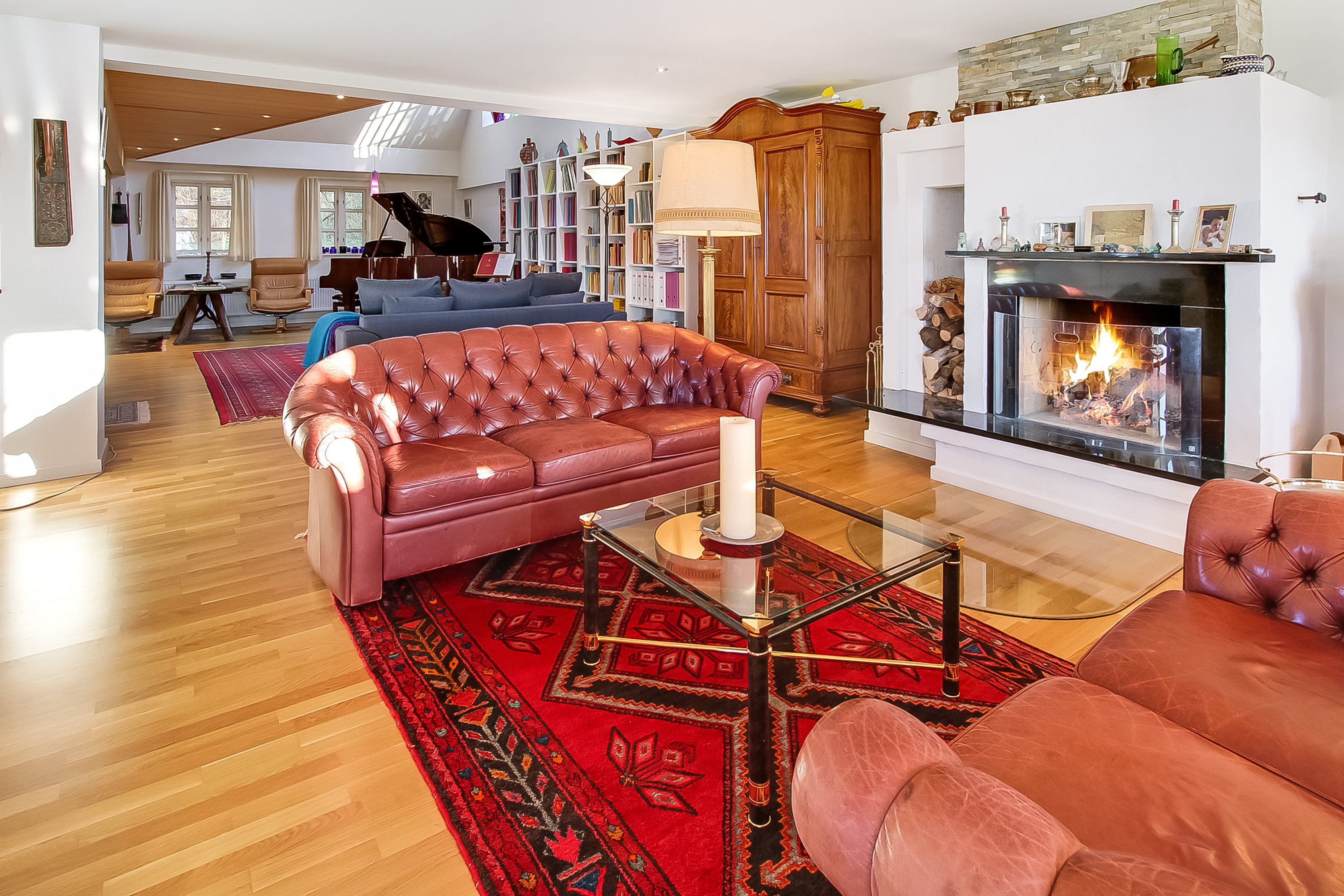 Fremhævet stue billede i fuldskærmstilstand. Billede af Norsmindevej 170, 8340 Malling