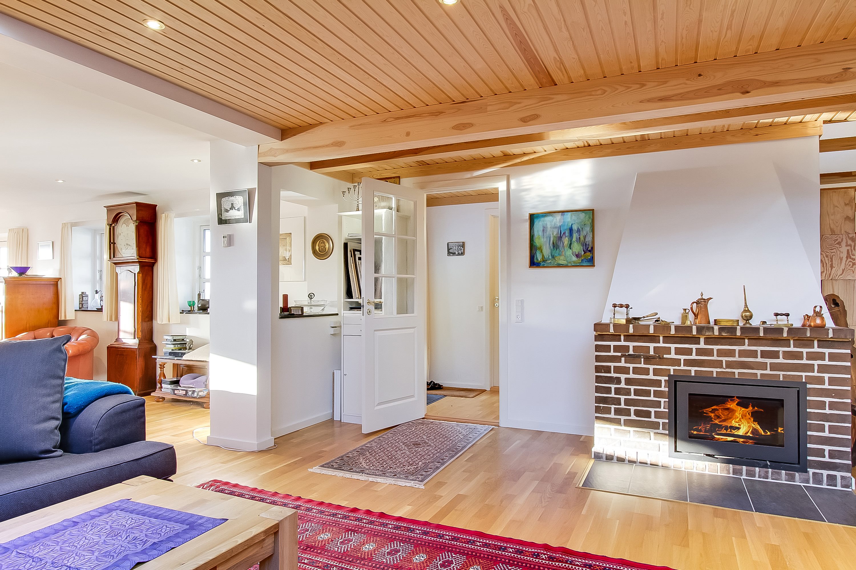 Fremhævet stue billede i fuldskærmstilstand. Billede af Norsmindevej 170, 8340 Malling