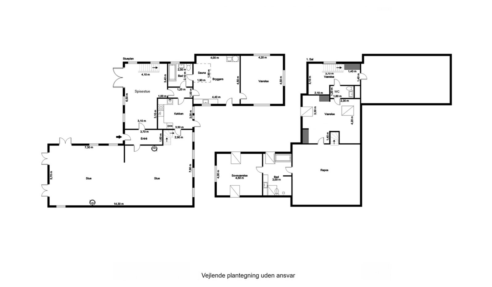 Plantegninger billede af Norsmindevej 170, 8340 Malling