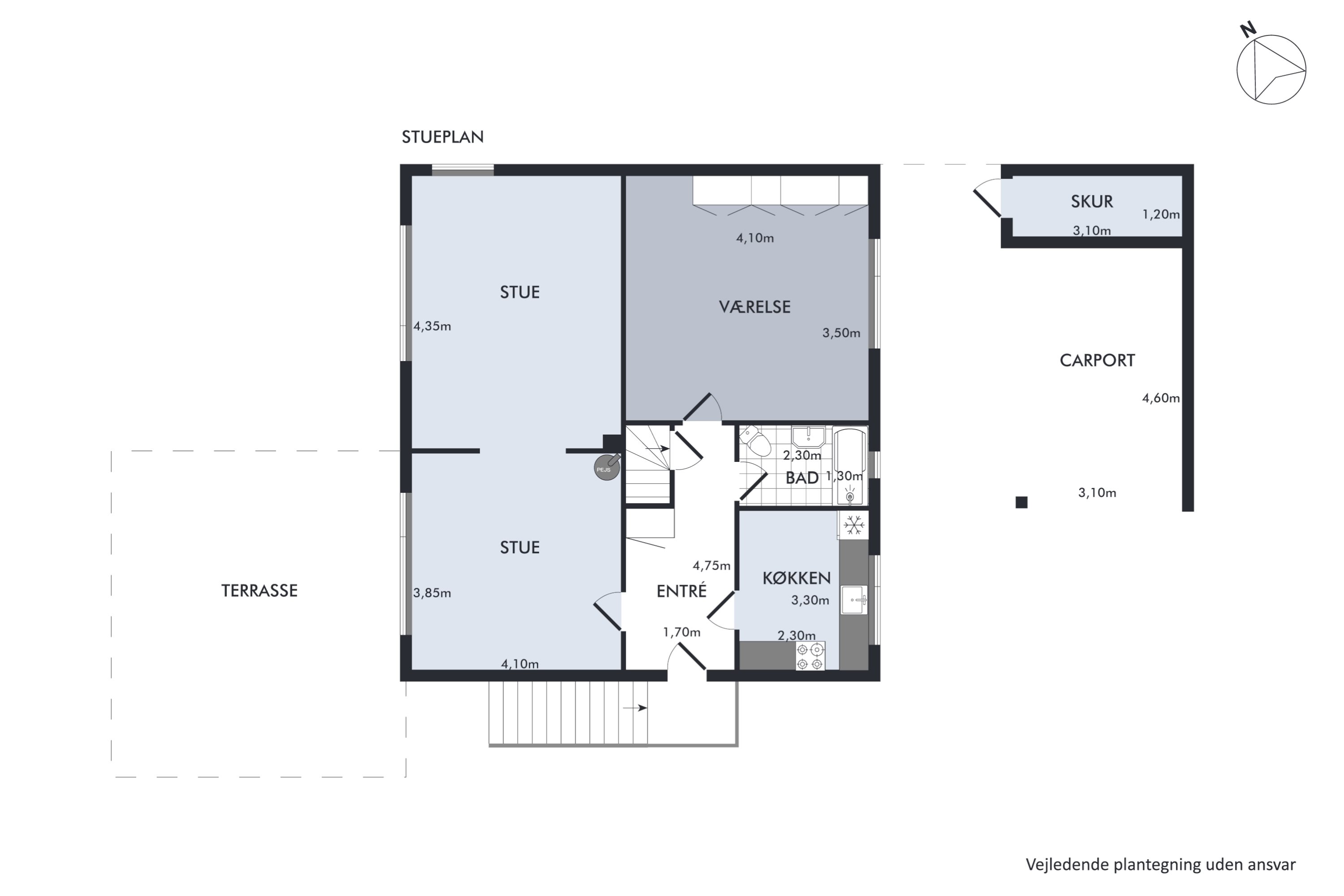 Plantegninger billede af Ulstrup Skovvej 5, Sdr Vinge, 8860 Ulstrup