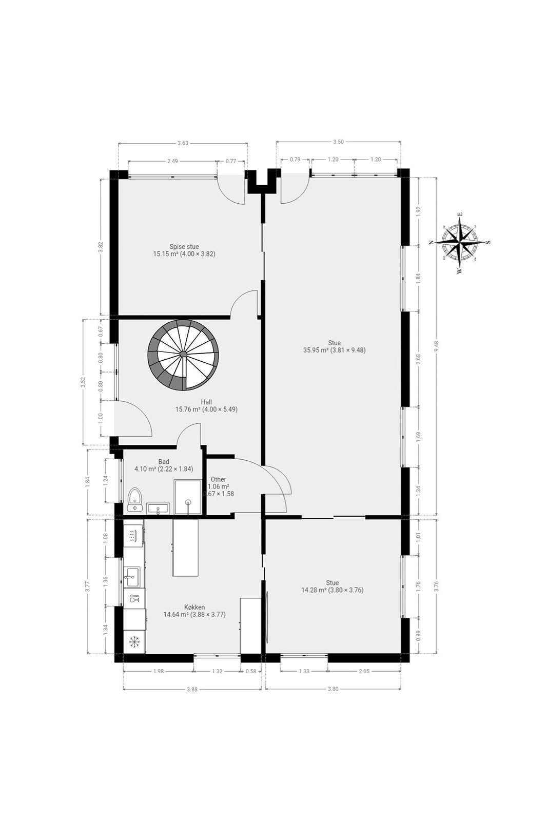 Plantegninger billede af Stensgårdsvej 77, Erritsø, 7000 Fredericia