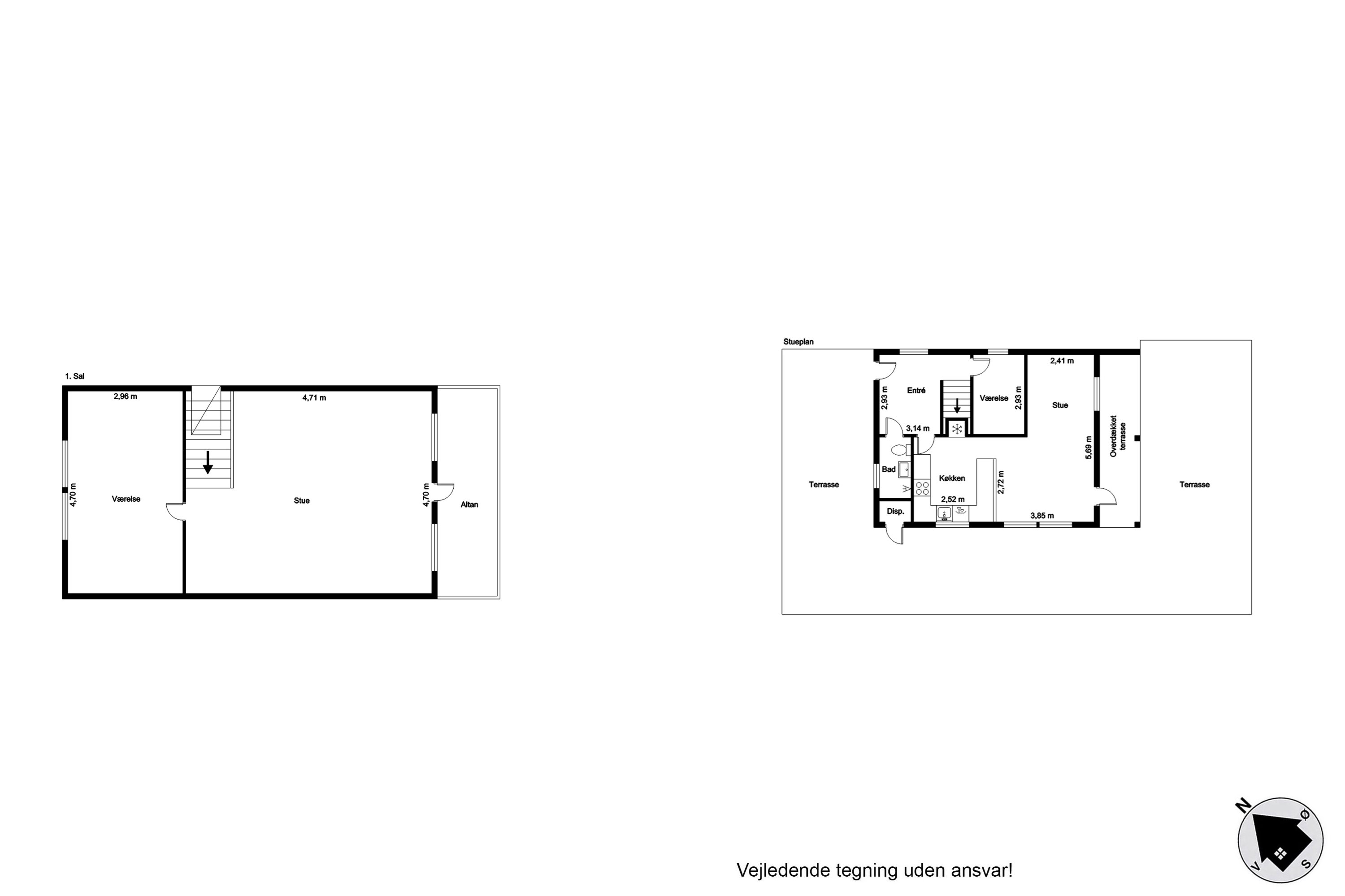 Plantegninger billede af Rødtungevej 30, Voerså, 9300 Sæby