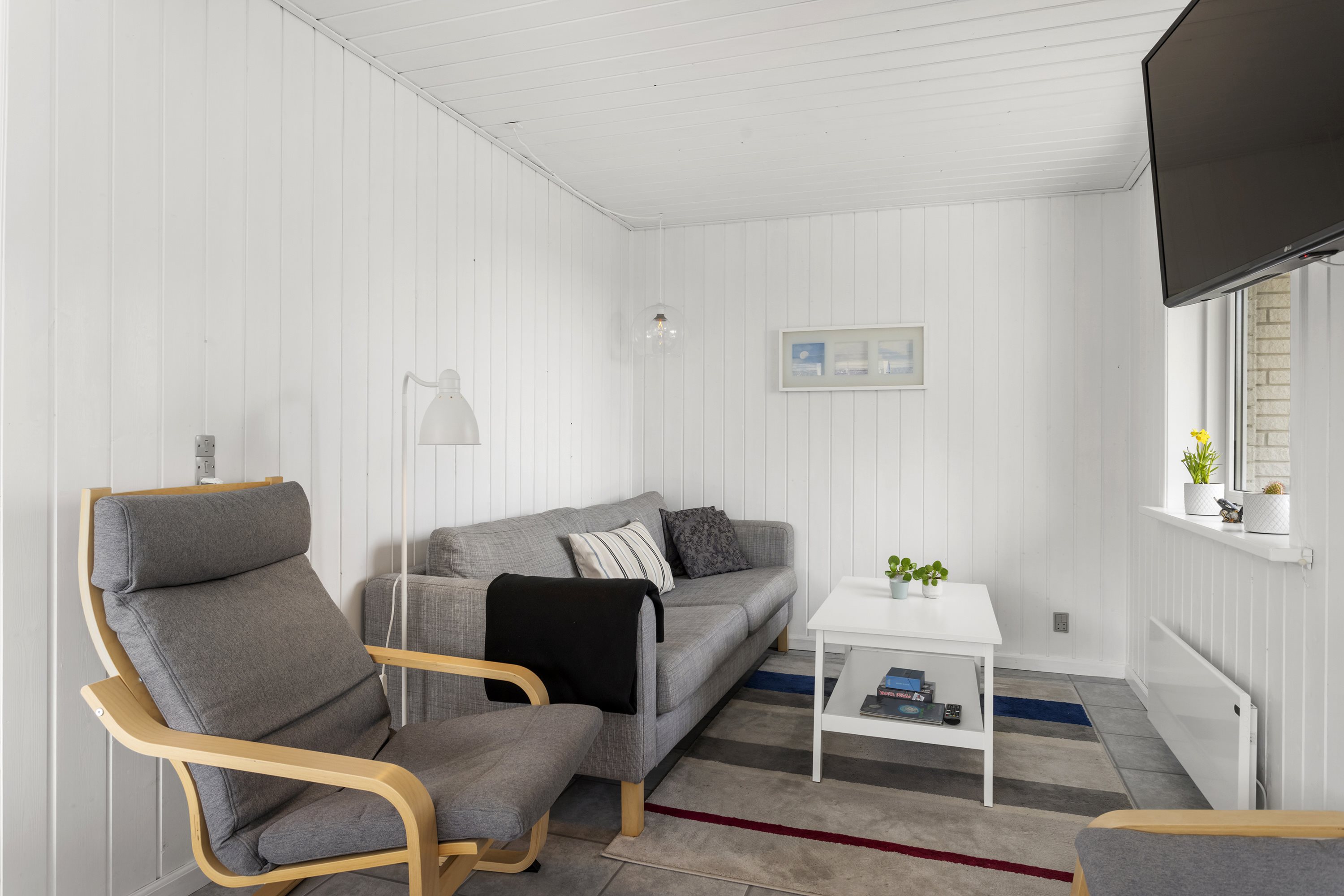 Fremhævet stue billede i fuldskærmstilstand. Billede af Rødtungevej 30, Voerså, 9300 Sæby