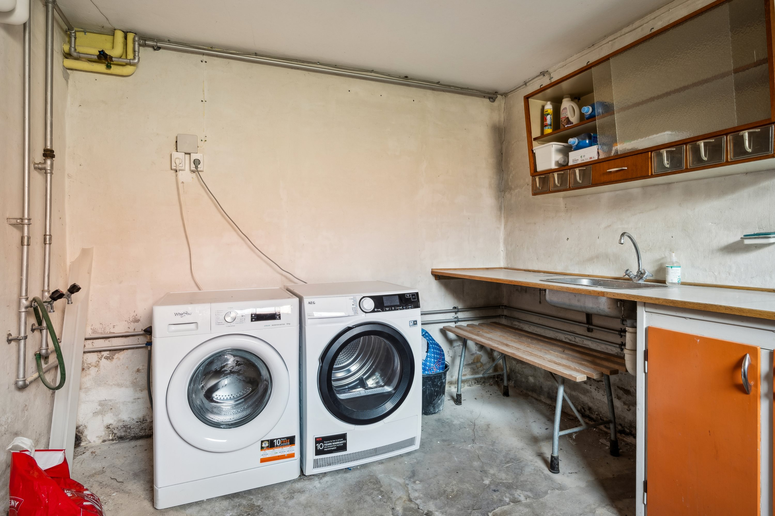 Fremhævet vaskerum billede i fuldskærmstilstand. Billede af Alsvej 2, 8240 Risskov