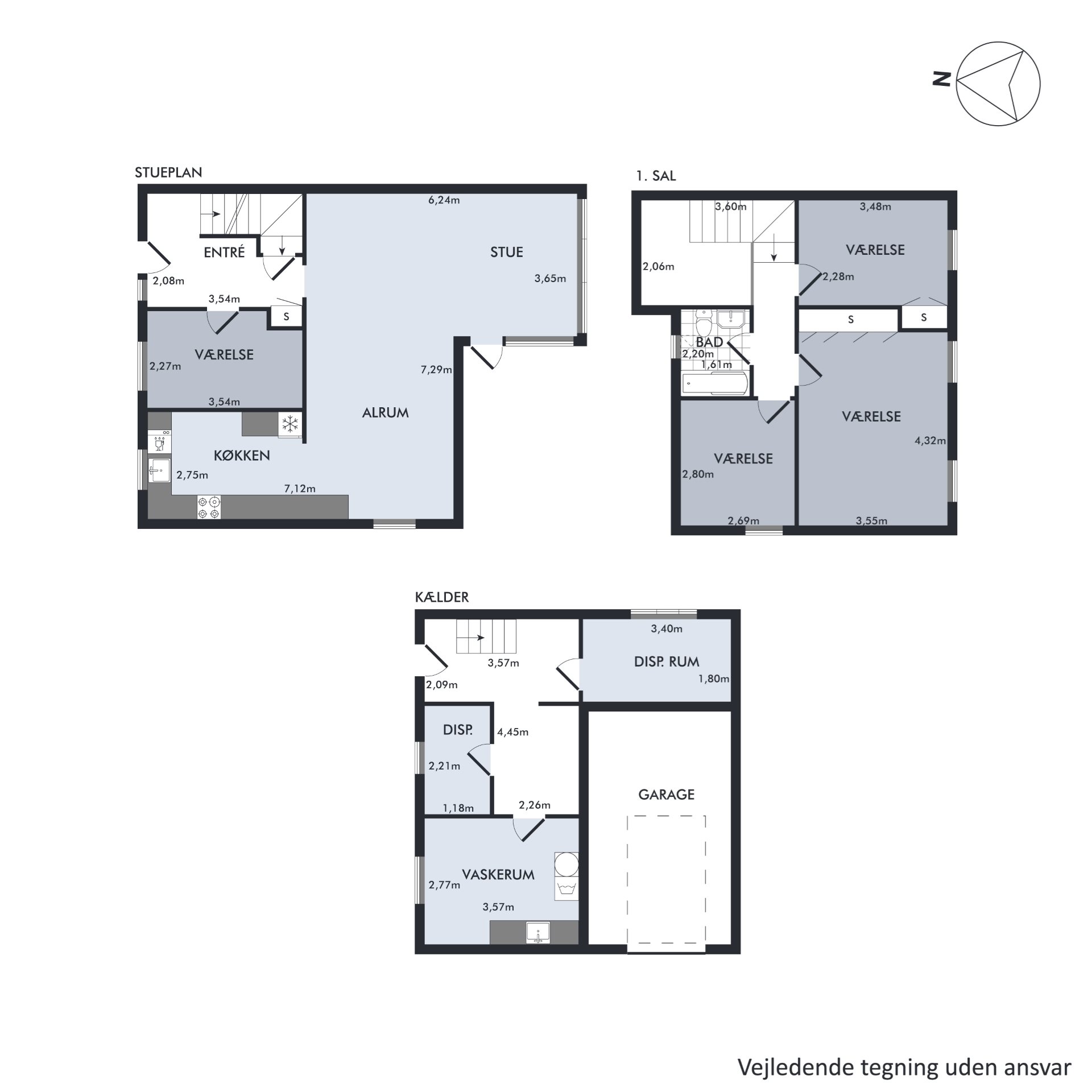 Plantegninger billede af Alsvej 2, 8240 Risskov