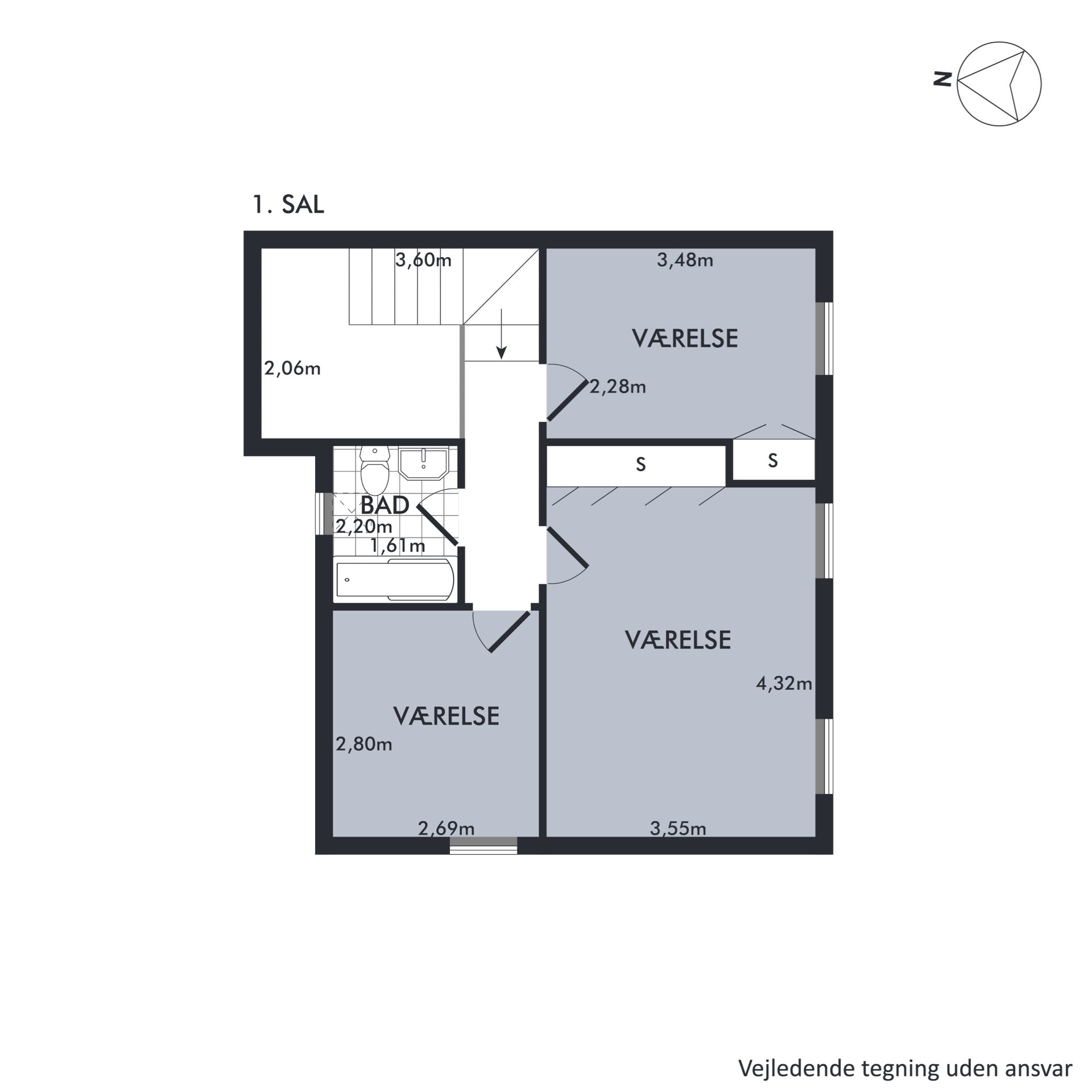 Plantegninger billede af Alsvej 2, 8240 Risskov