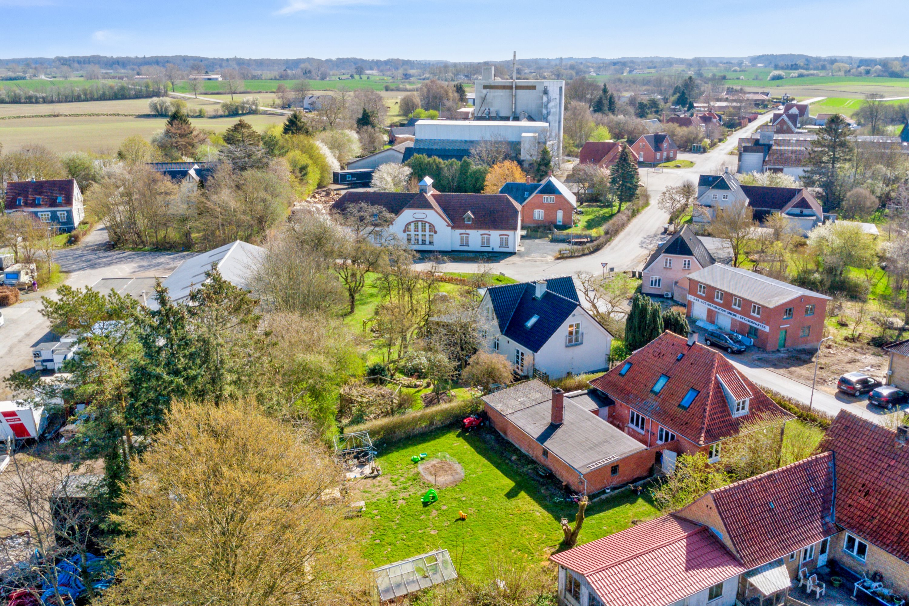 Fremhævet luftfoto billede i fuldskærmstilstand. Billede af Branebjerg 56, Gamby, 5471 Søndersø