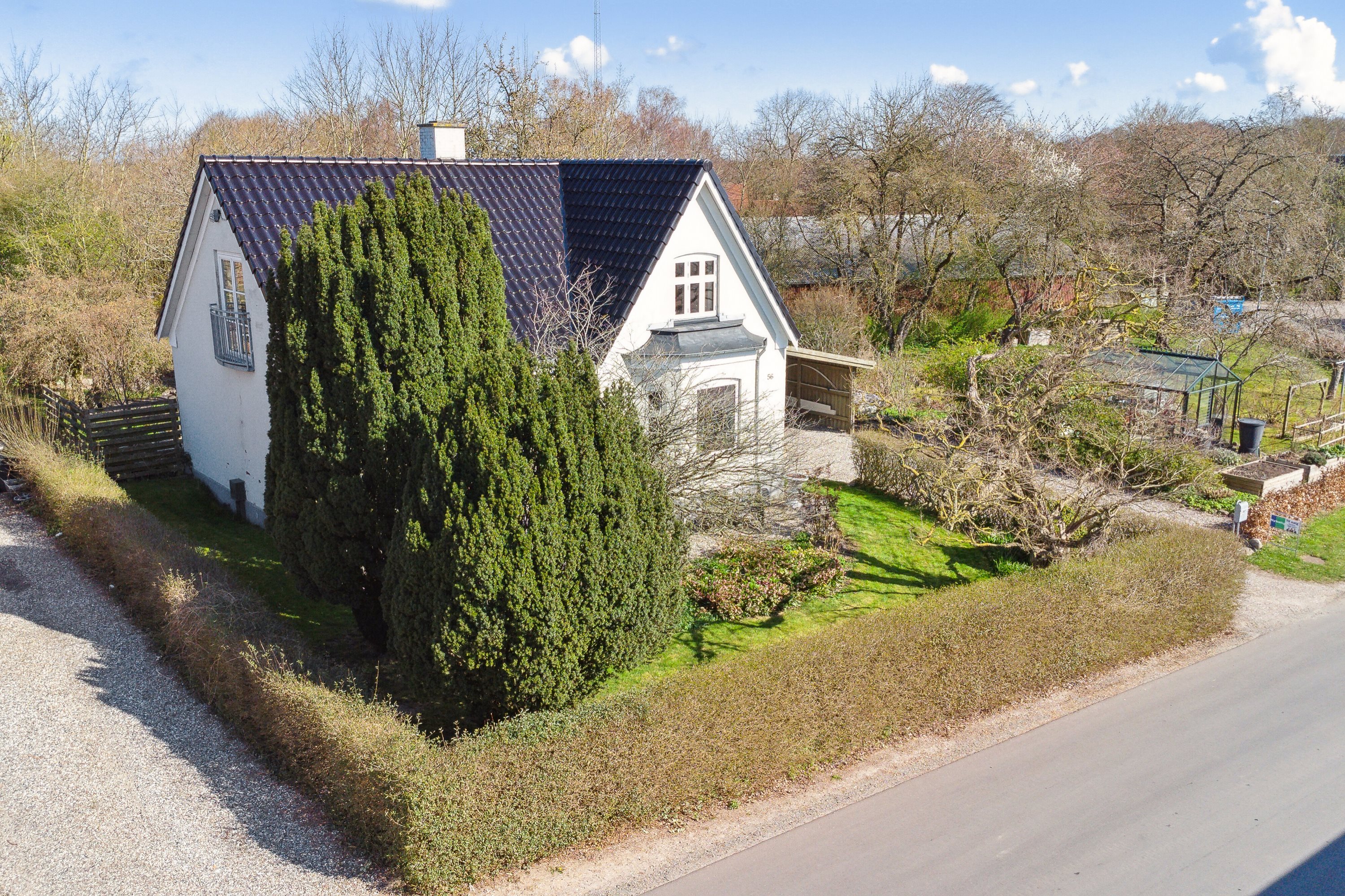 Miniaturebillede 1: set fra haven. Billede af Branebjerg 56, Gamby, 5471 Søndersø