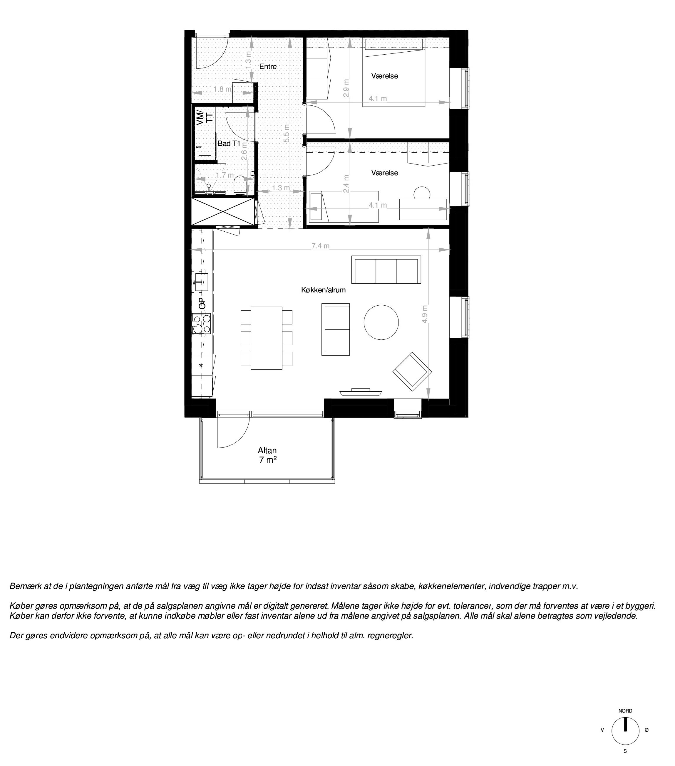 Plantegninger billede af Bryghusgade 5, 7. 22., 8900 Randers C