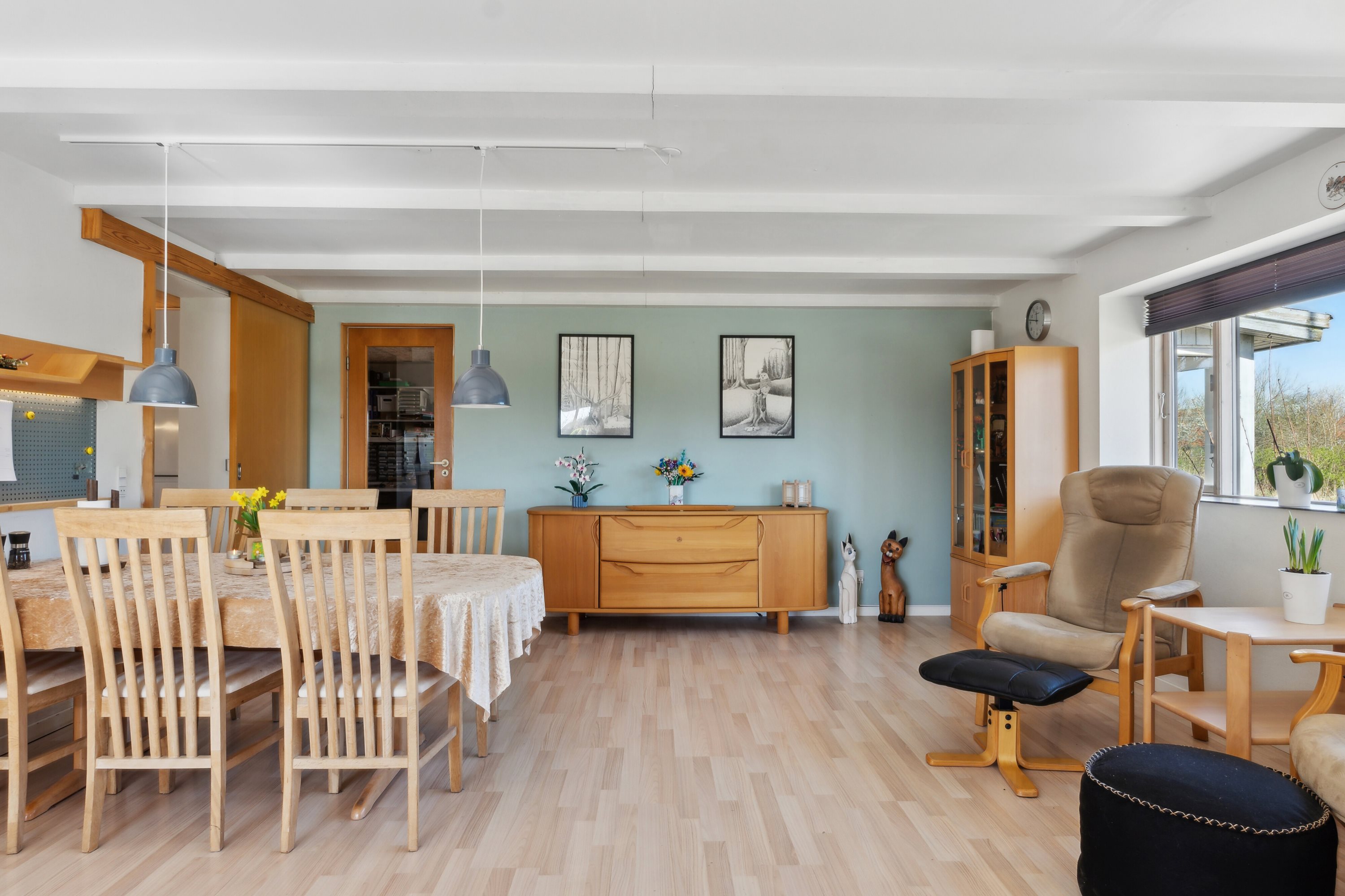 Fremhævet spisestue billede i fuldskærmstilstand. Billede af Markvænget 2, Grønhøj, 7470 Karup J