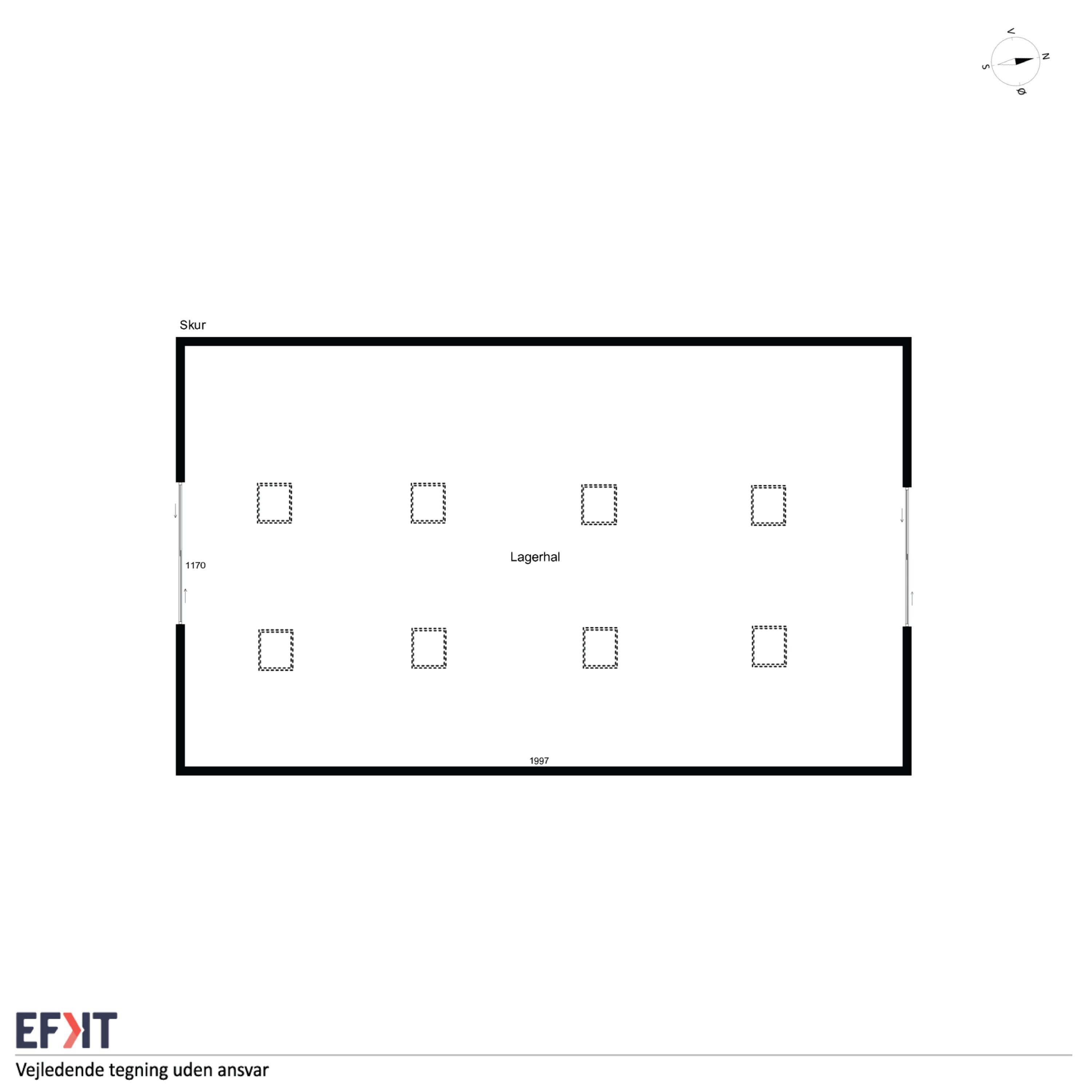 Plantegninger billede af Østerskovvej 51, Østerskov, 5932 Humble