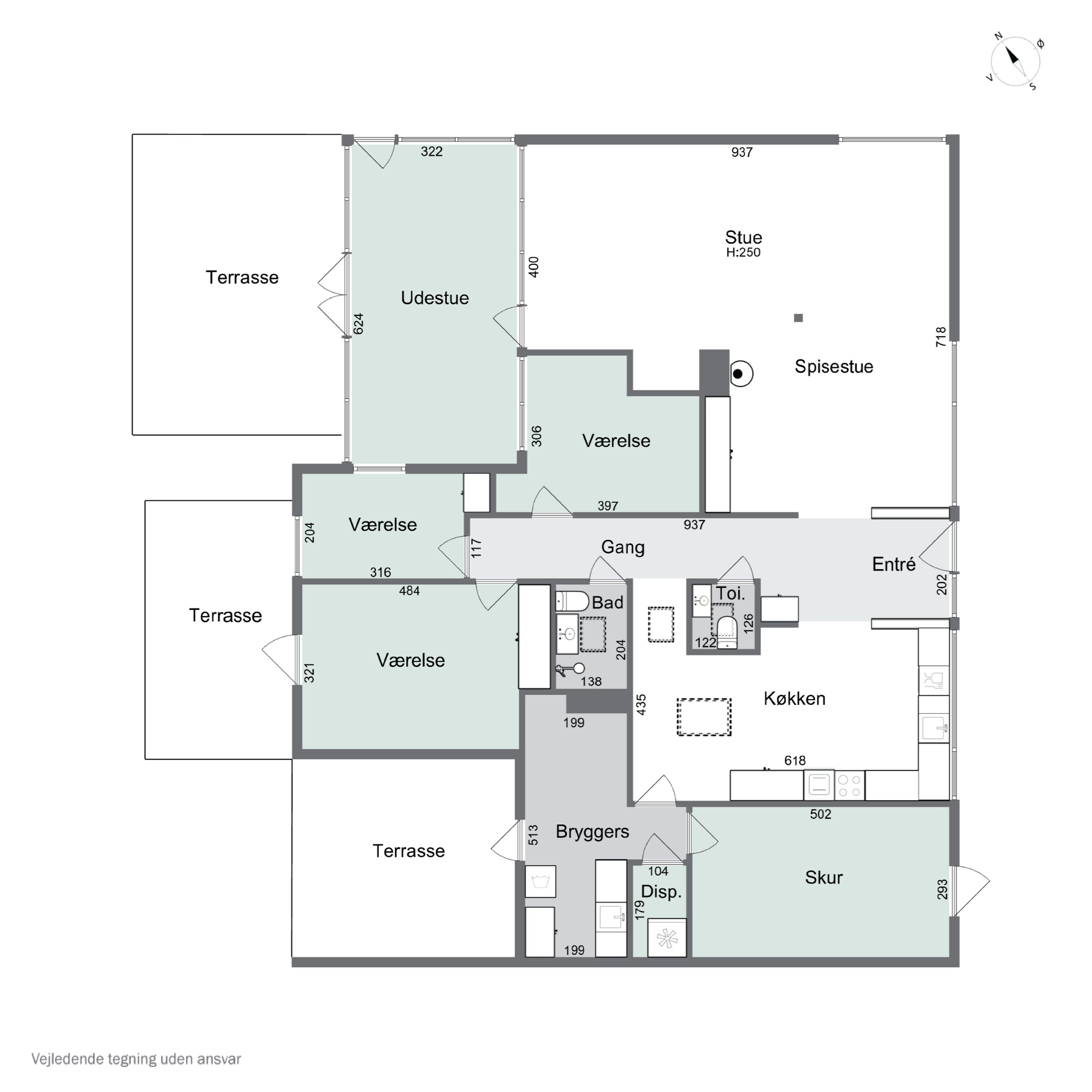 Plantegninger billede af Byskellet 29, 4400 Kalundborg