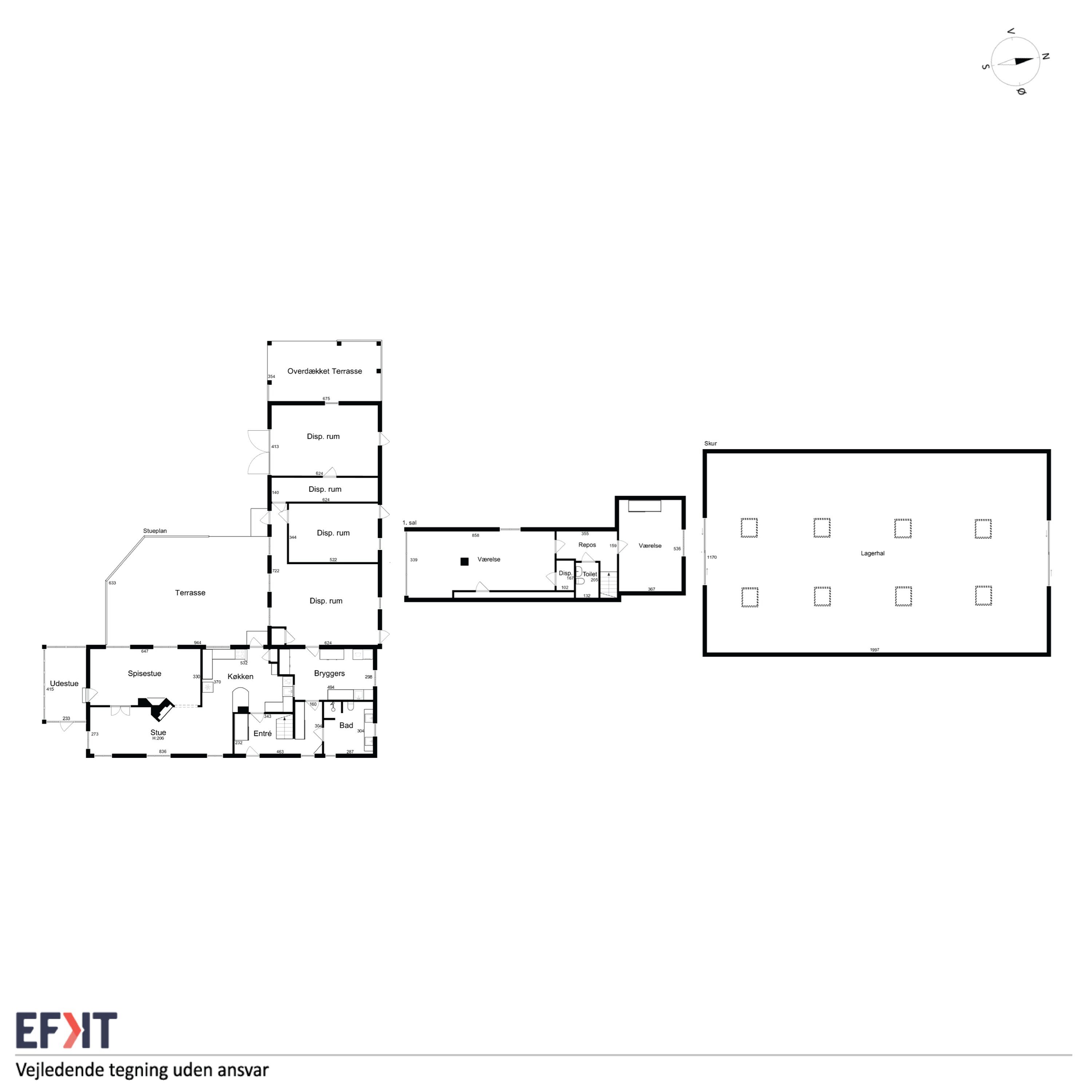 Plantegninger billede af Østerskovvej 51, Østerskov, 5932 Humble