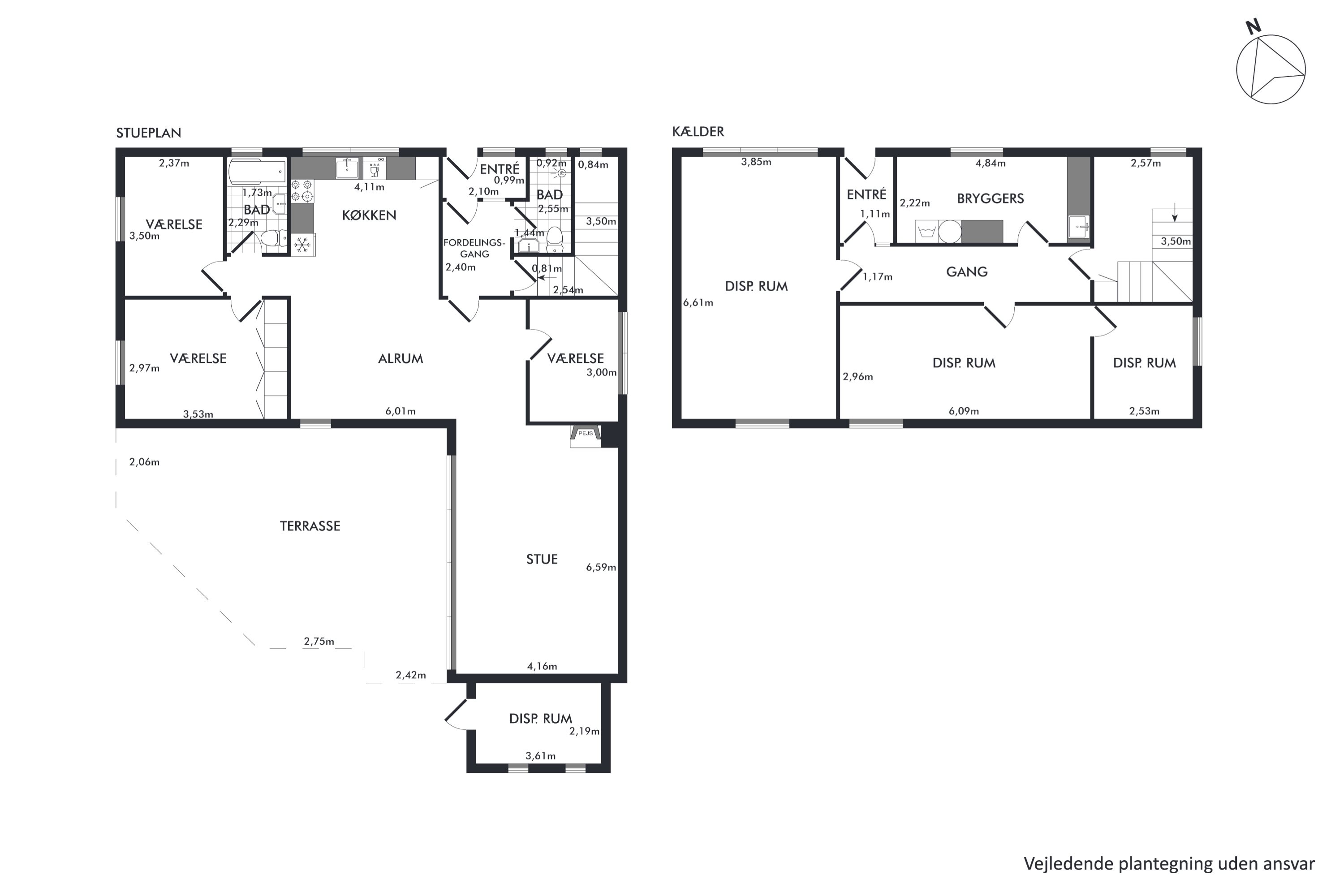 Plantegninger billede af Ekkodalen 6, 8831 Løgstrup