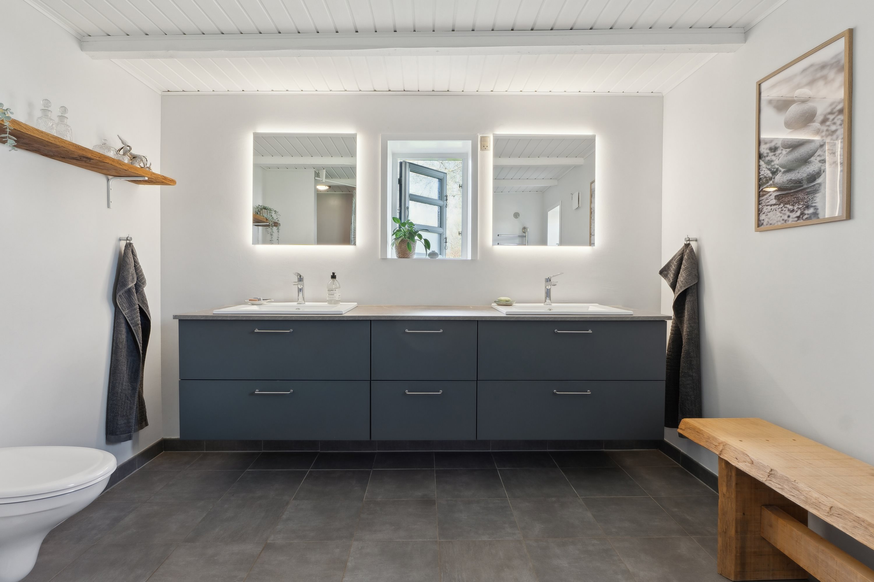 Fremhævet badeværelse billede i fuldskærmstilstand. Billede af Østerskovvej 51, Østerskov, 5932 Humble