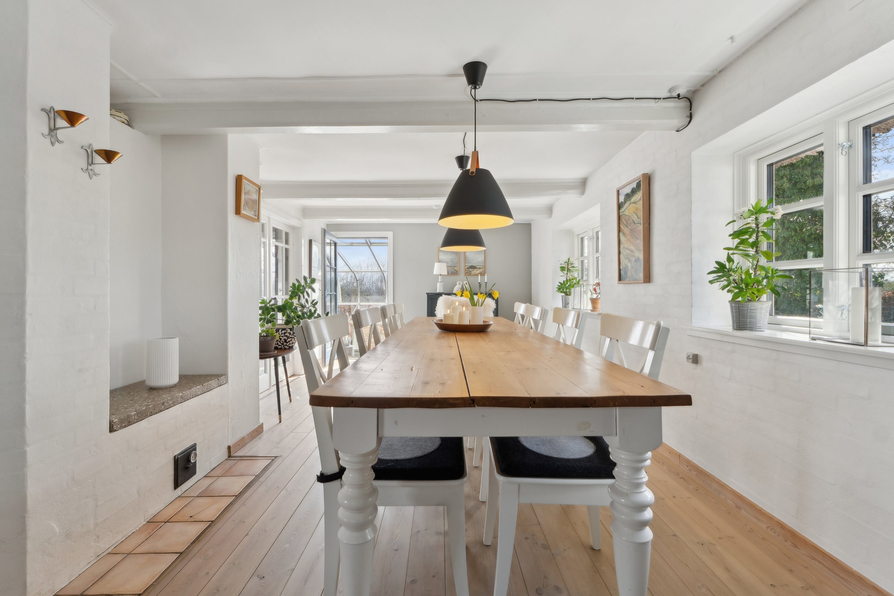 Fremhævet spisestue billede i fuldskærmstilstand. Billede af Østerskovvej 51, Østerskov, 5932 Humble