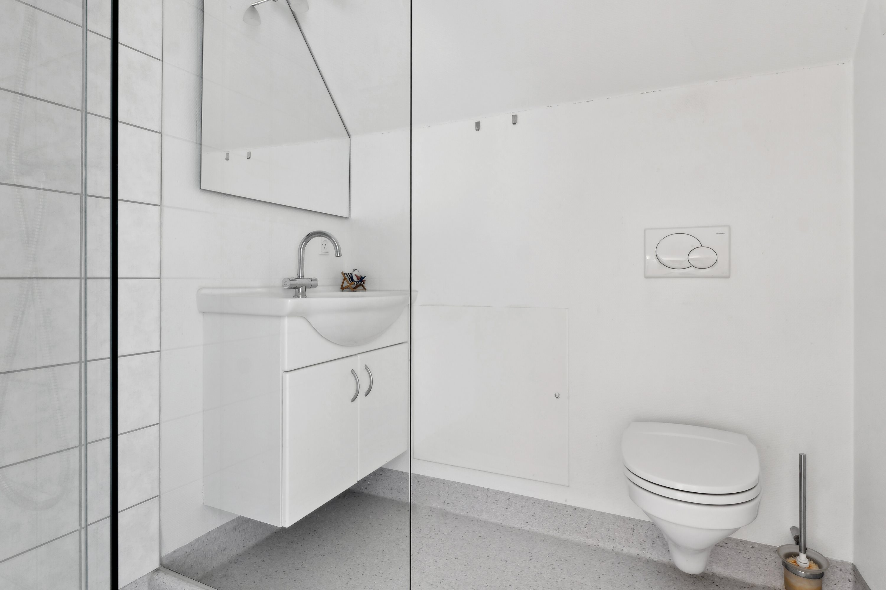 Fremhævet badeværelse billede i fuldskærmstilstand. Billede af Lohals Havn 2, Lohals, 5953 Tranekær