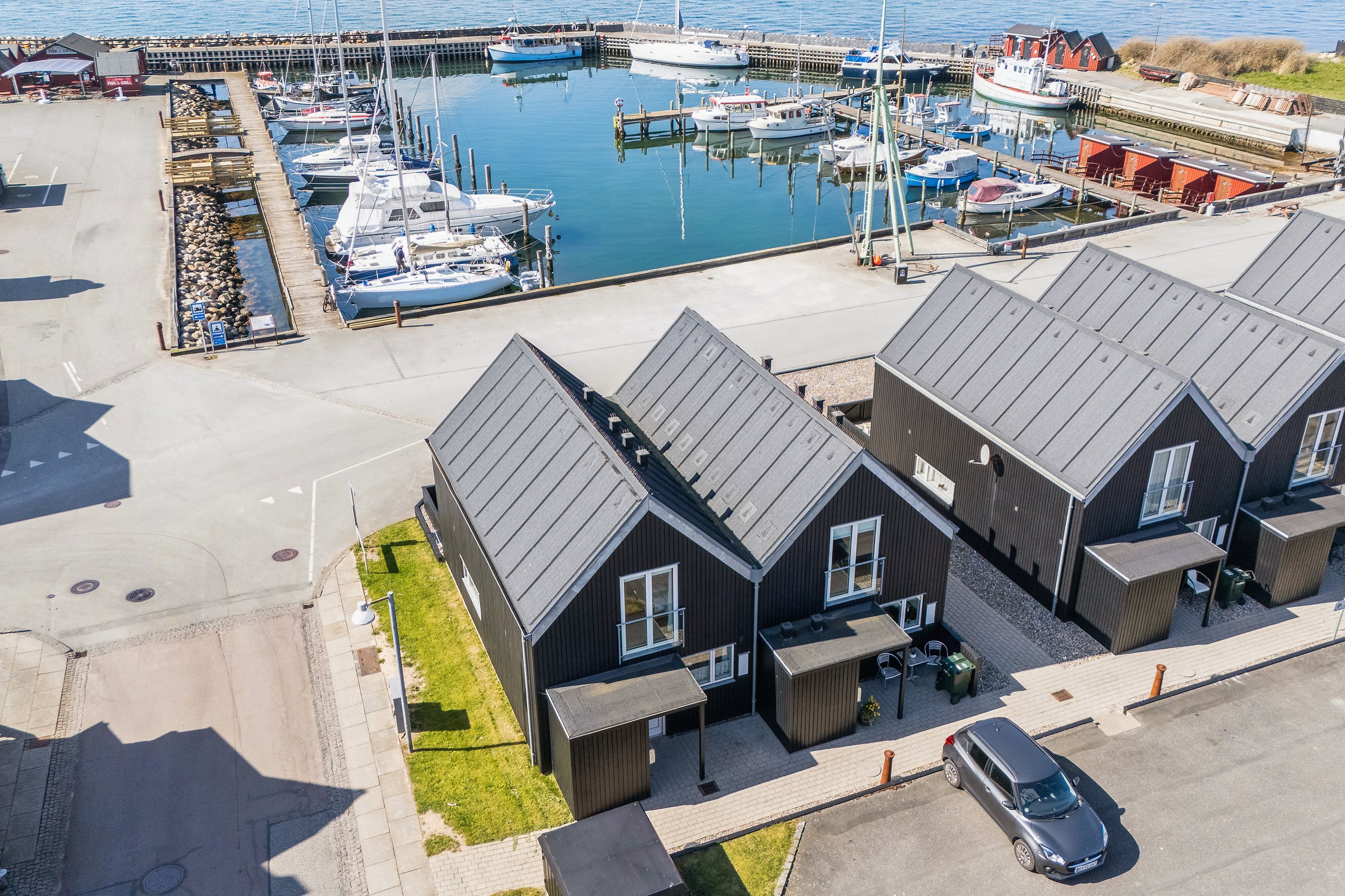 Miniaturebillede 1: luftfoto. Billede af Lohals Havn 2, Lohals, 5953 Tranekær