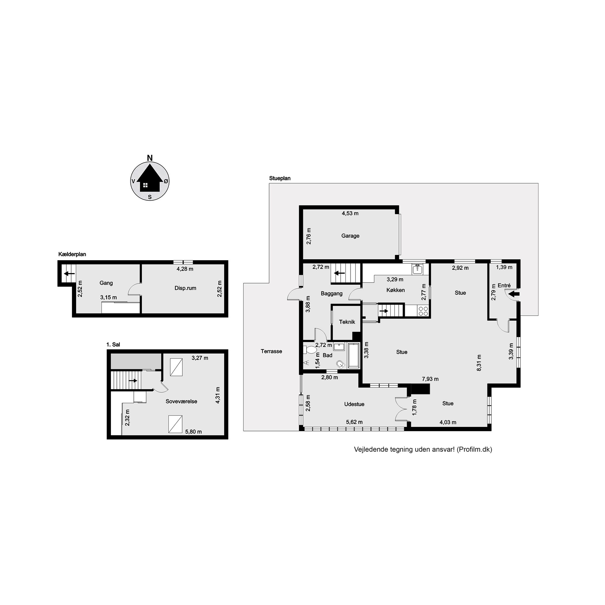 Plantegninger billede af Steen Blichers Vej 12, 6000 Kolding