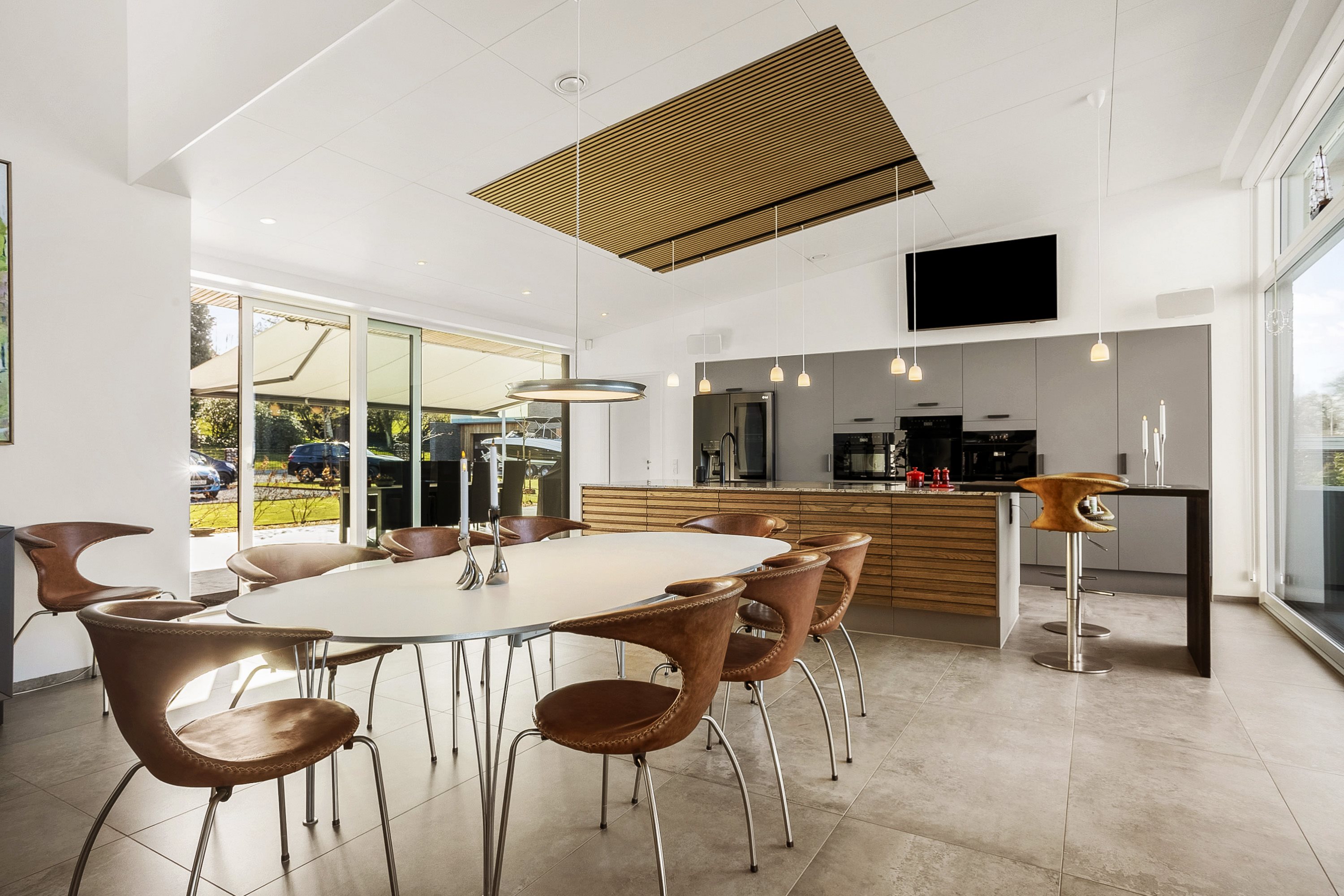 Fremhævet spisekøkken billede i fuldskærmstilstand. Billede af Varnæsvej 71, 6200 Aabenraa