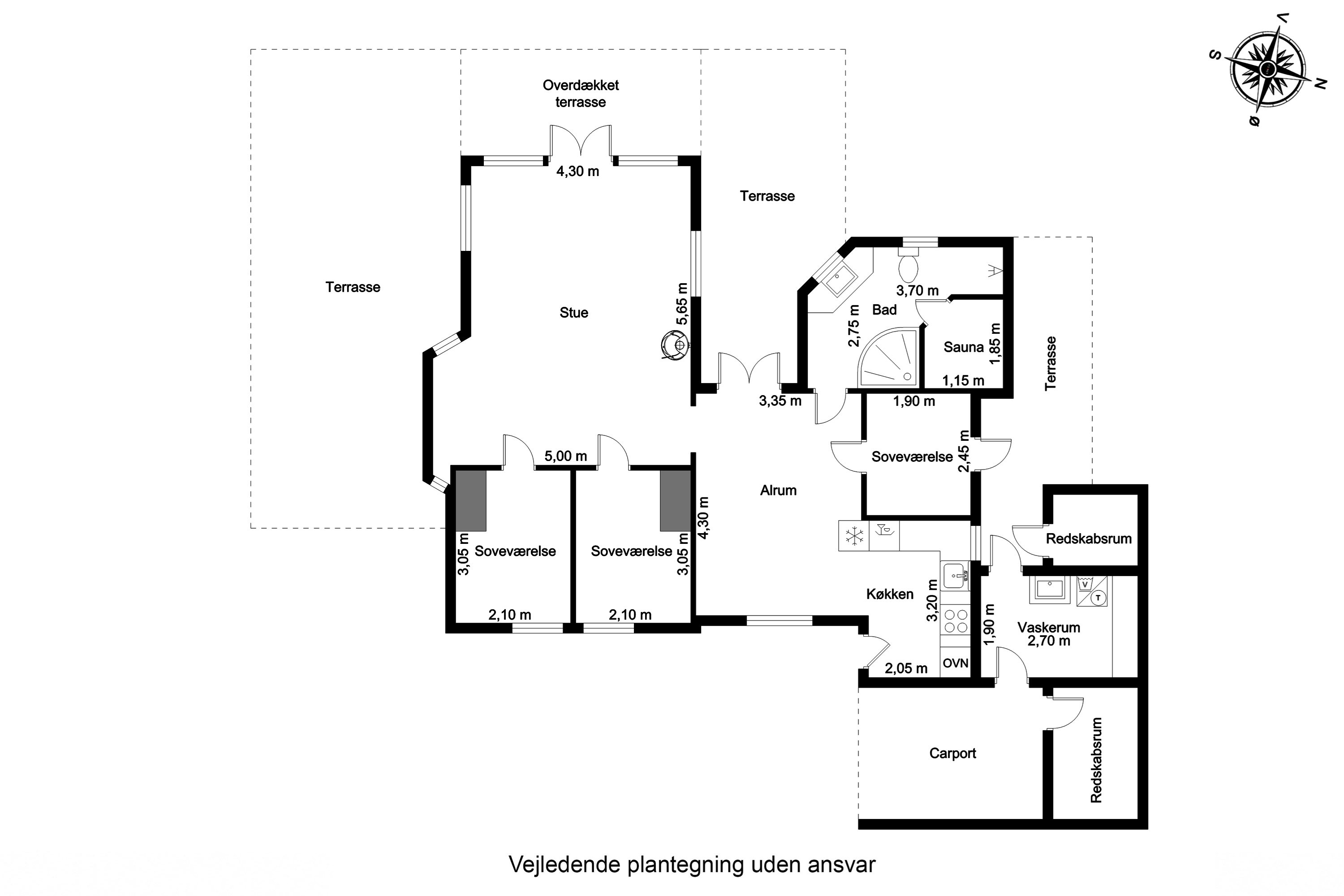 Plantegninger billede af Søringen 24, Grærup, 6840 Oksbøl