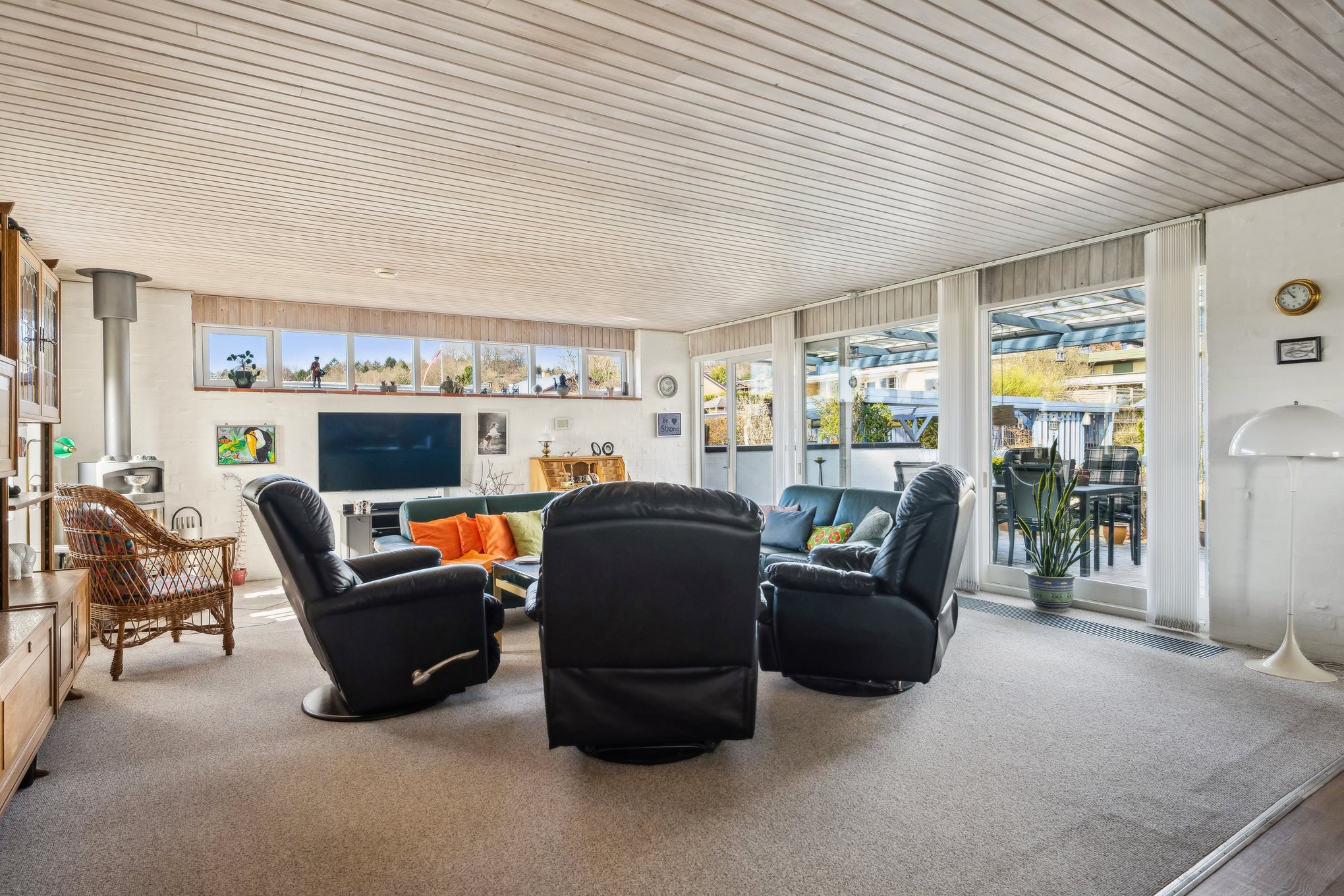 Fremhævet stue billede i fuldskærmstilstand. Billede af Wingesvej 79, 8920 Randers NV