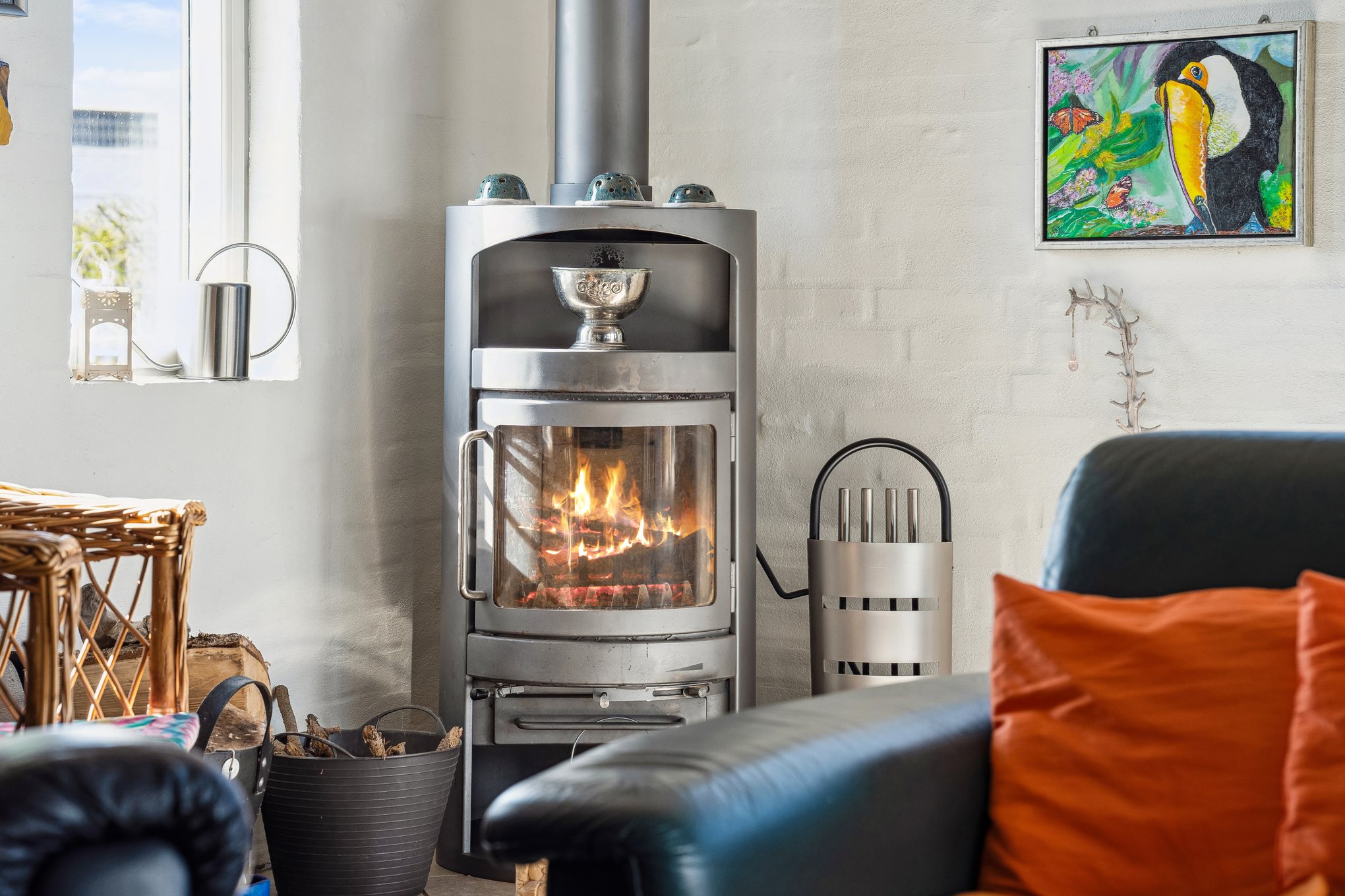 Fremhævet stue billede i fuldskærmstilstand. Billede af Wingesvej 79, 8920 Randers NV