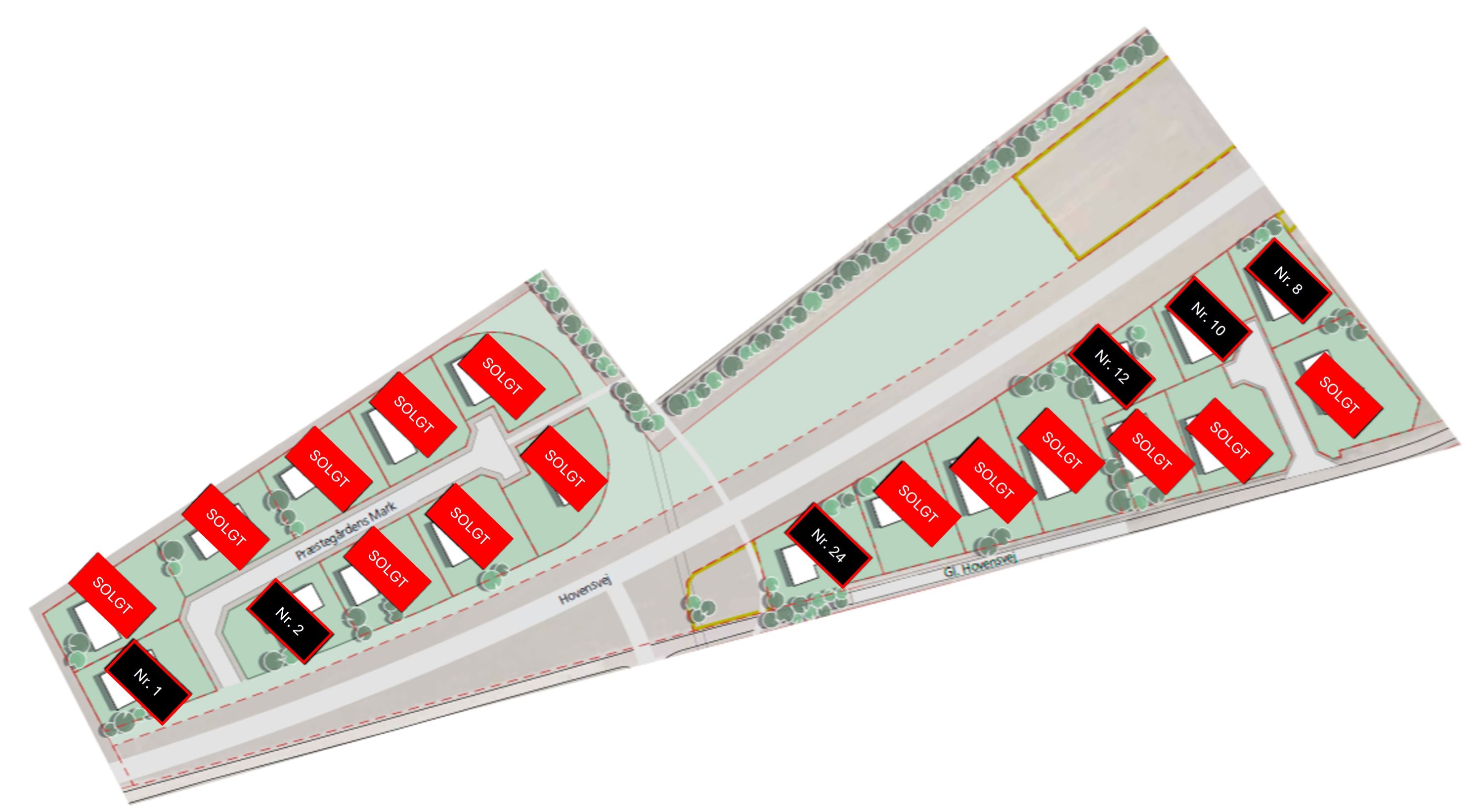 Miniaturebillede 2: kort. Billede af Præstegårdens Mark 1, 9440 Aabybro