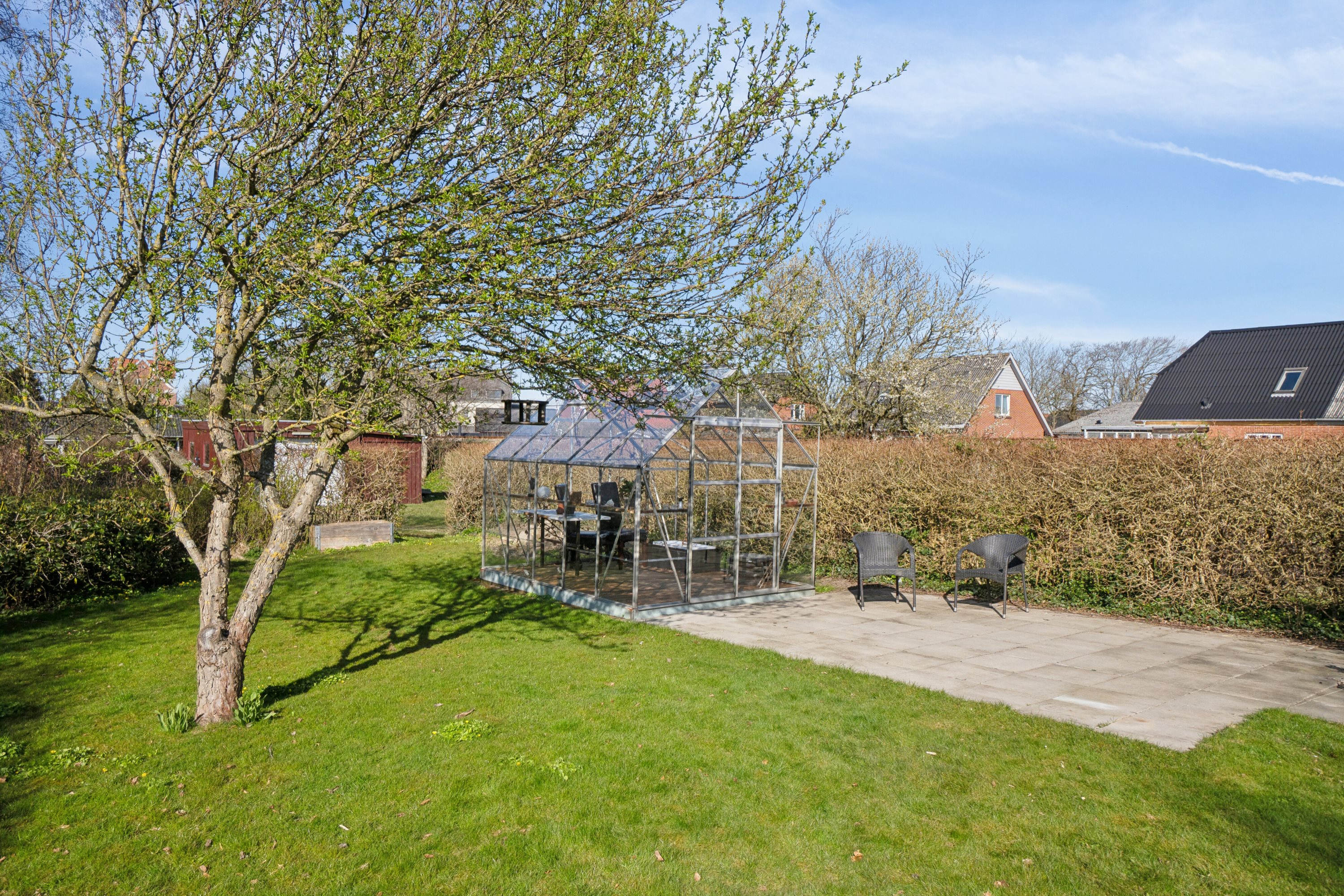 Miniaturebillede 2: set fra haven. Billede af Højvænget 1, 7760 Hurup Thy