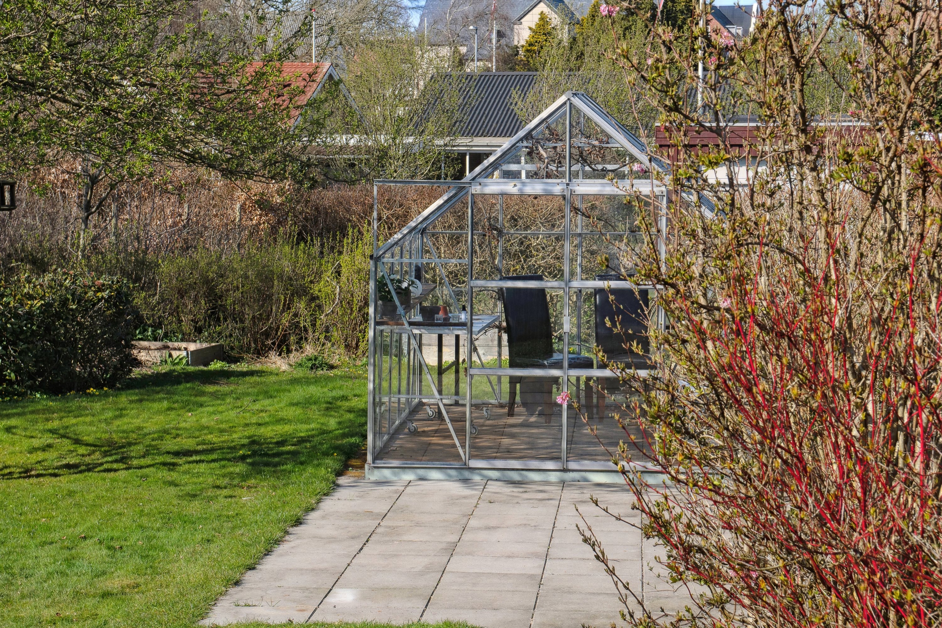 Fremhævet set fra haven billede i fuldskærmstilstand. Billede af Højvænget 1, 7760 Hurup Thy