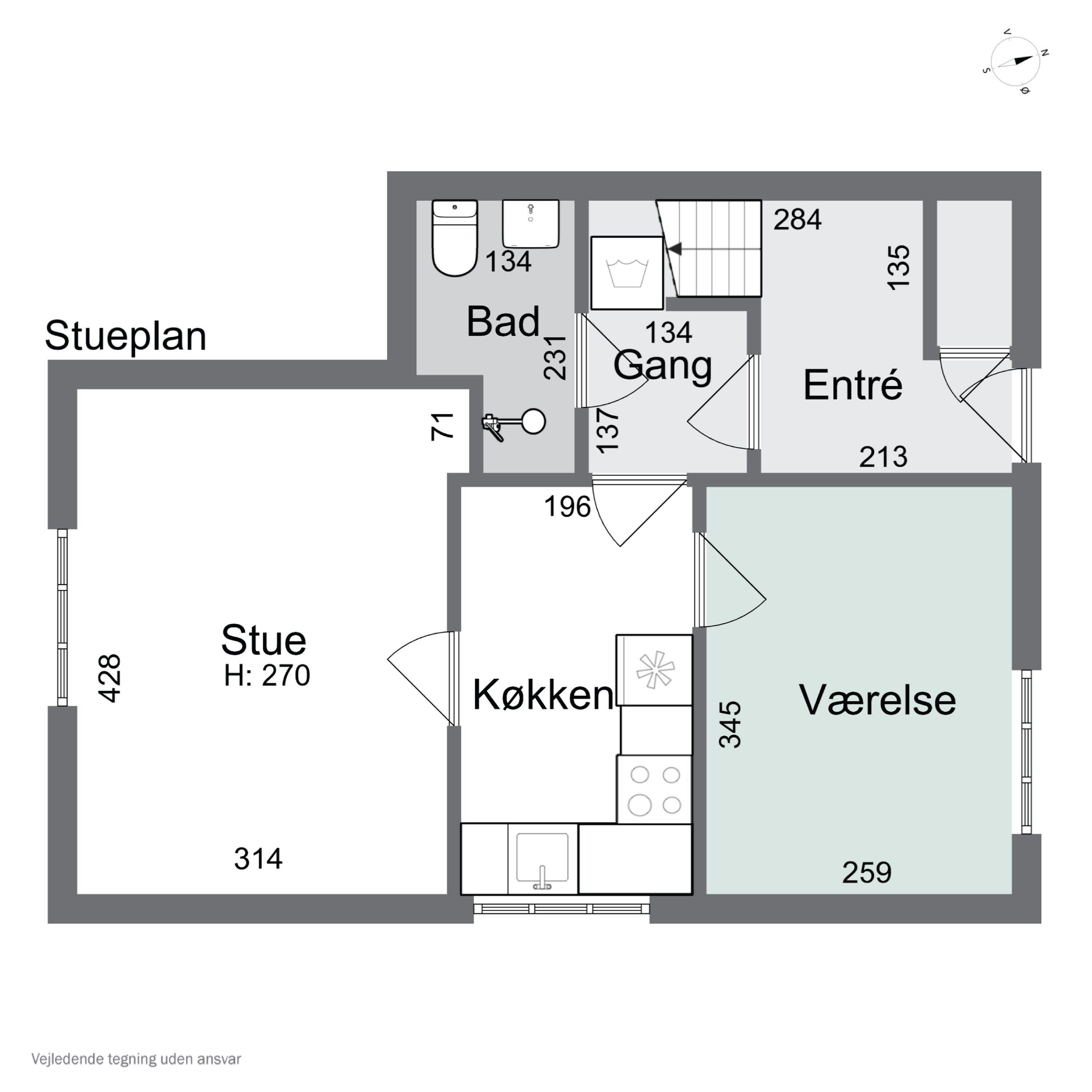 Plantegninger billede af Frøsvej 15, 6630 Rødding