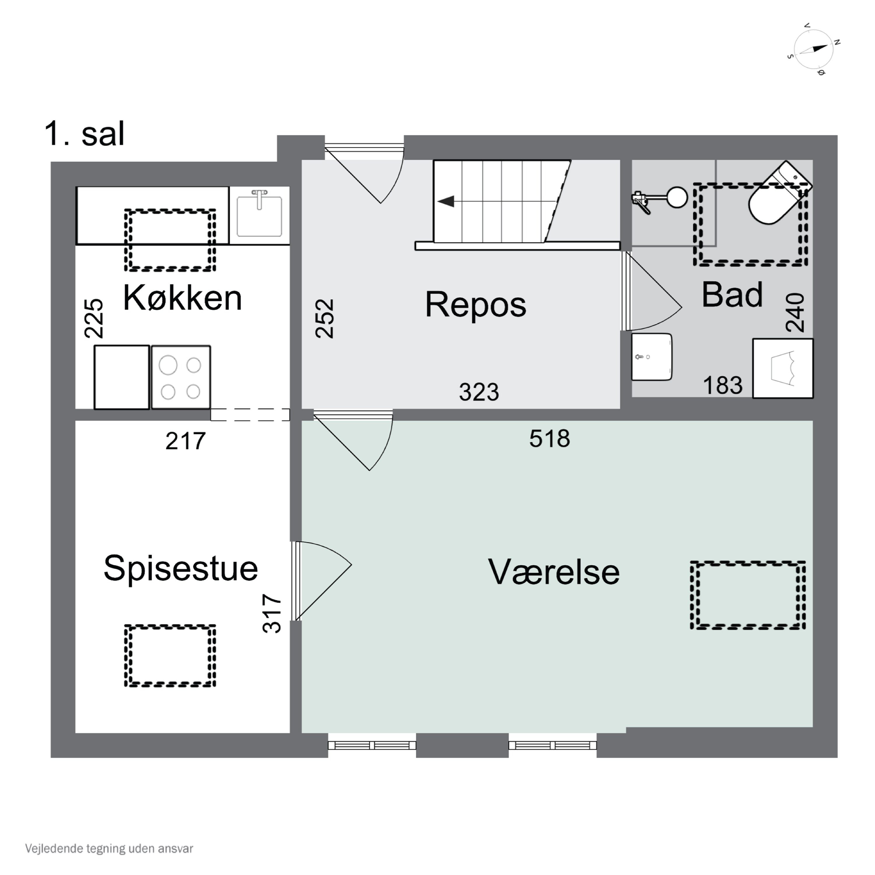 Plantegninger billede af Frøsvej 15, 6630 Rødding