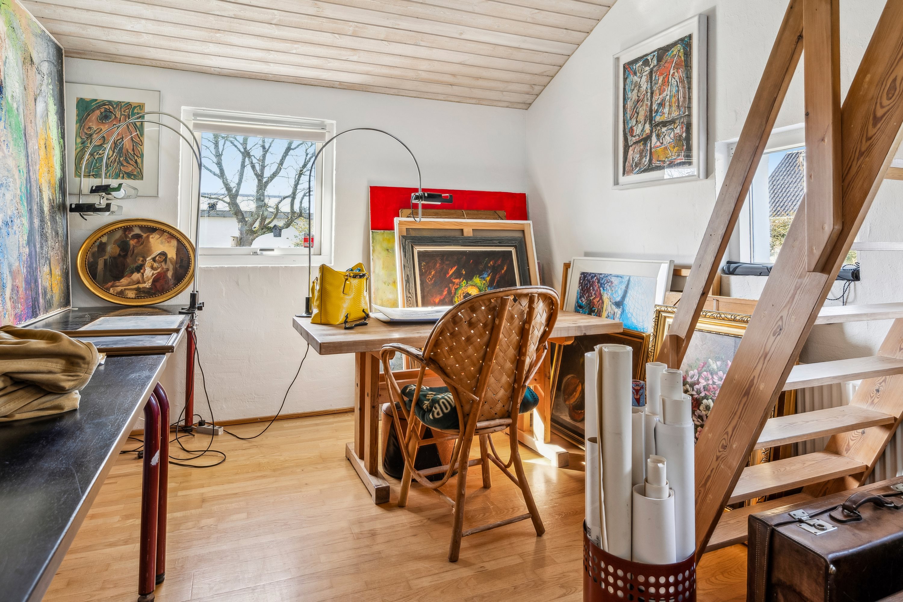 Fremhævet stue billede i fuldskærmstilstand. Billede af Solmarksvej 31, 8240 Risskov