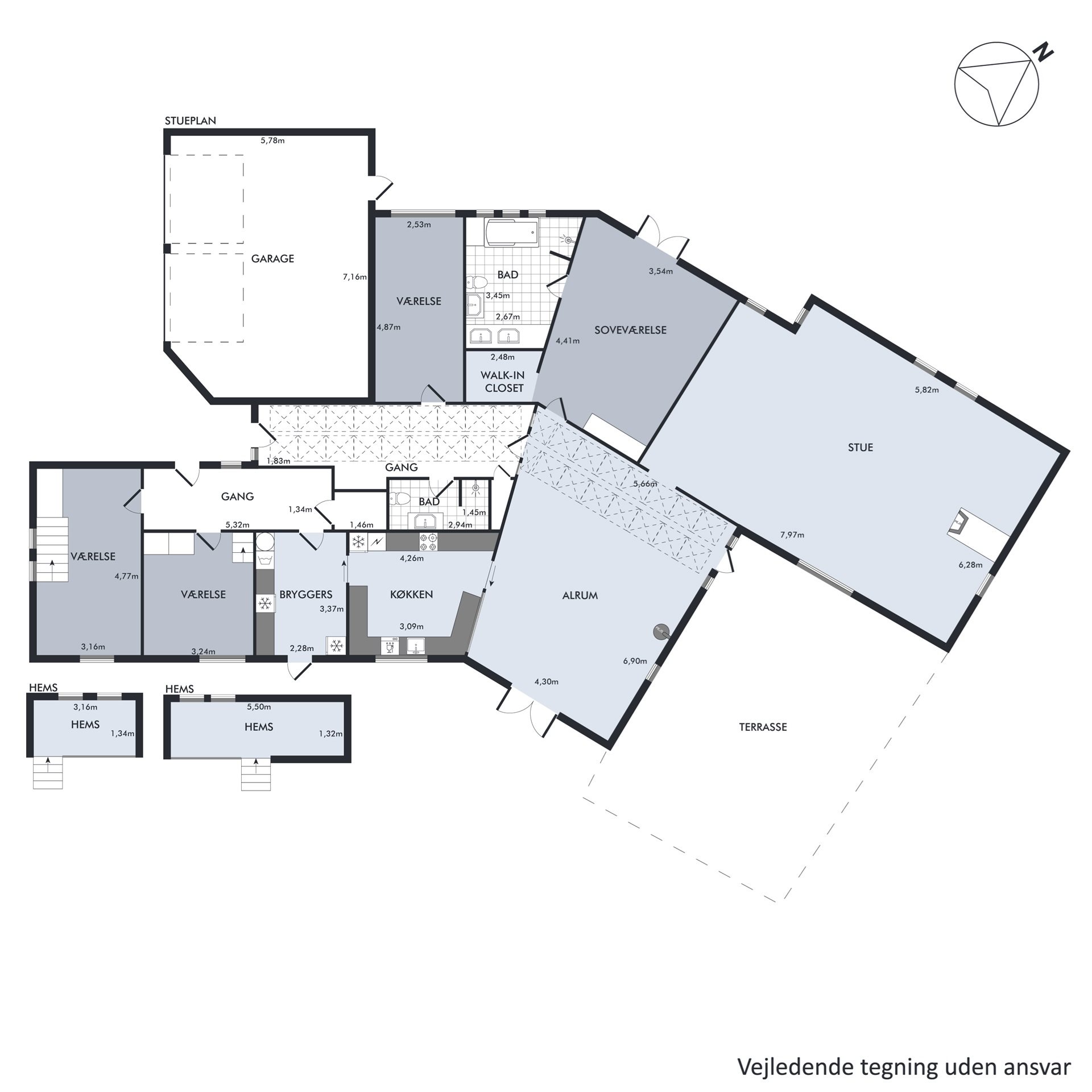 Plantegninger billede af Solmarksvej 31, 8240 Risskov