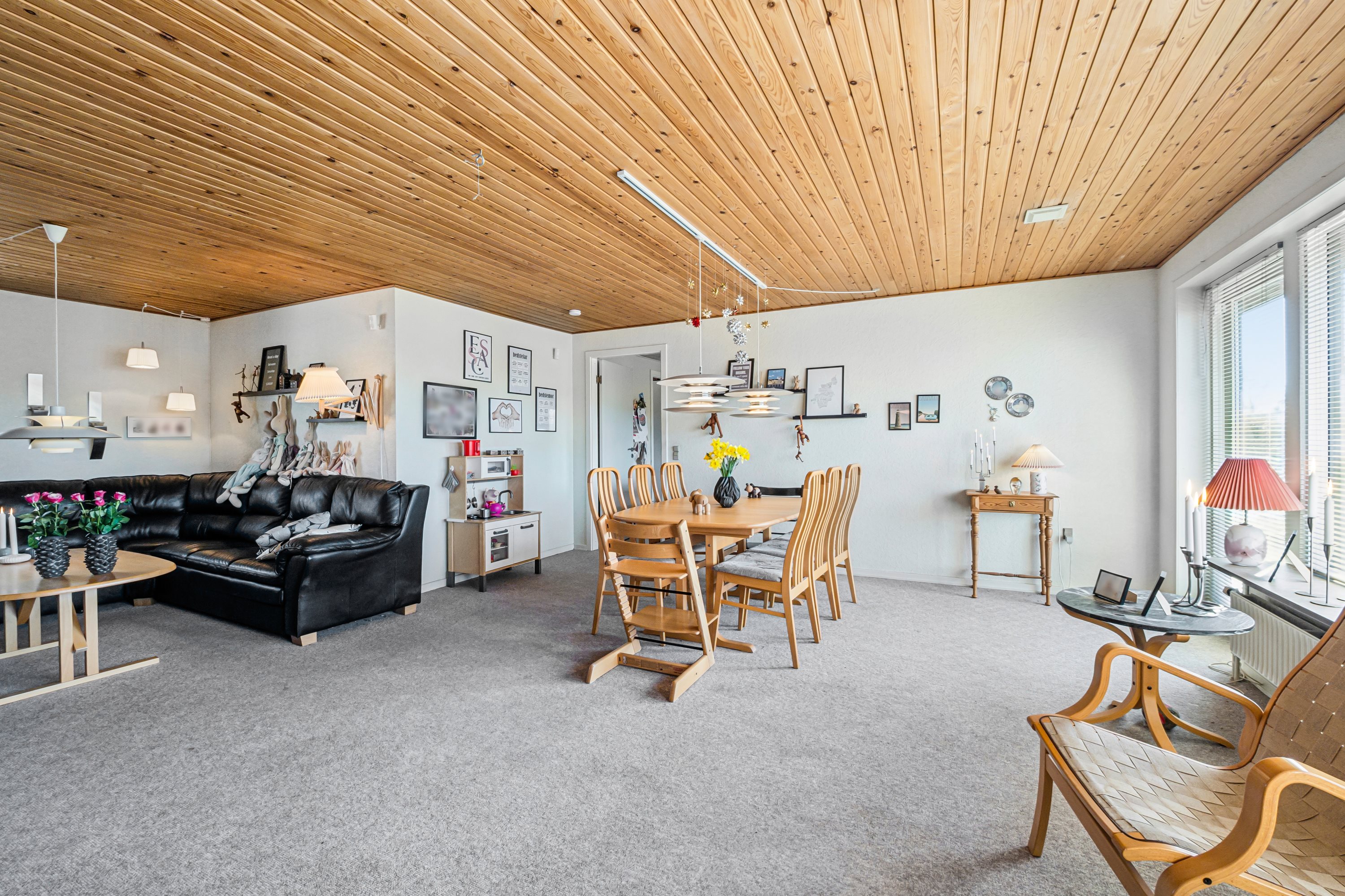 Fremhævet stue billede i fuldskærmstilstand. Billede af Fristedet 5, Øster Jølby, 7950 Erslev