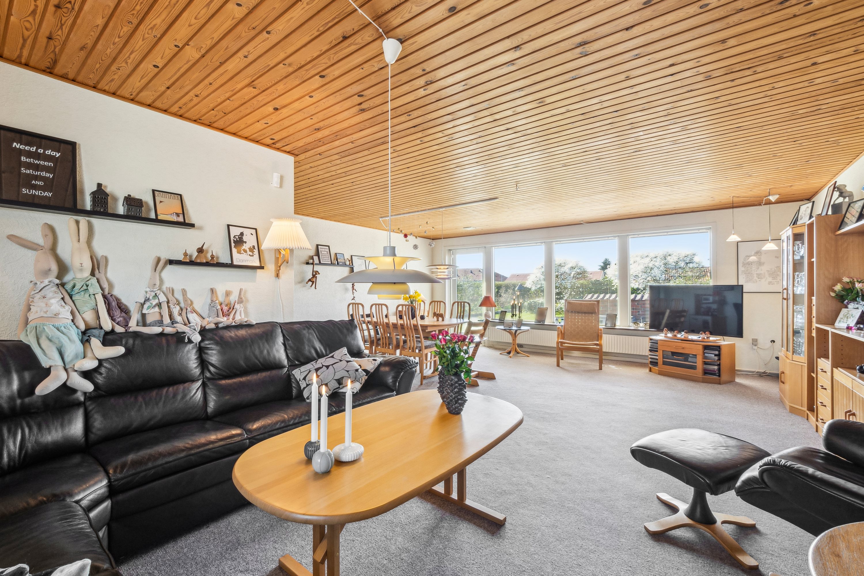 Fremhævet stue billede i fuldskærmstilstand. Billede af Fristedet 5, Øster Jølby, 7950 Erslev