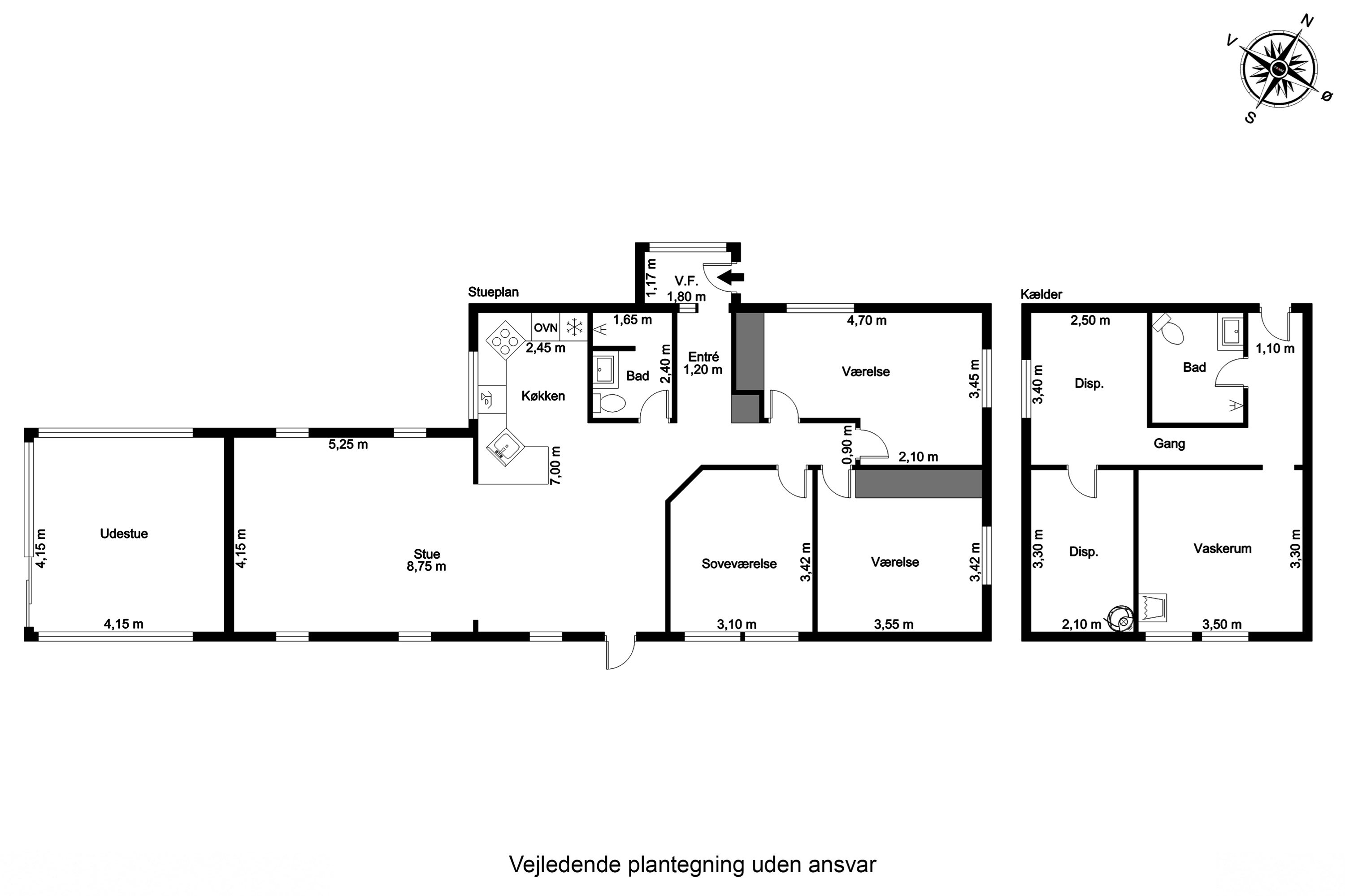 Plantegninger billede af Eddavej 39, 5210 Odense NV