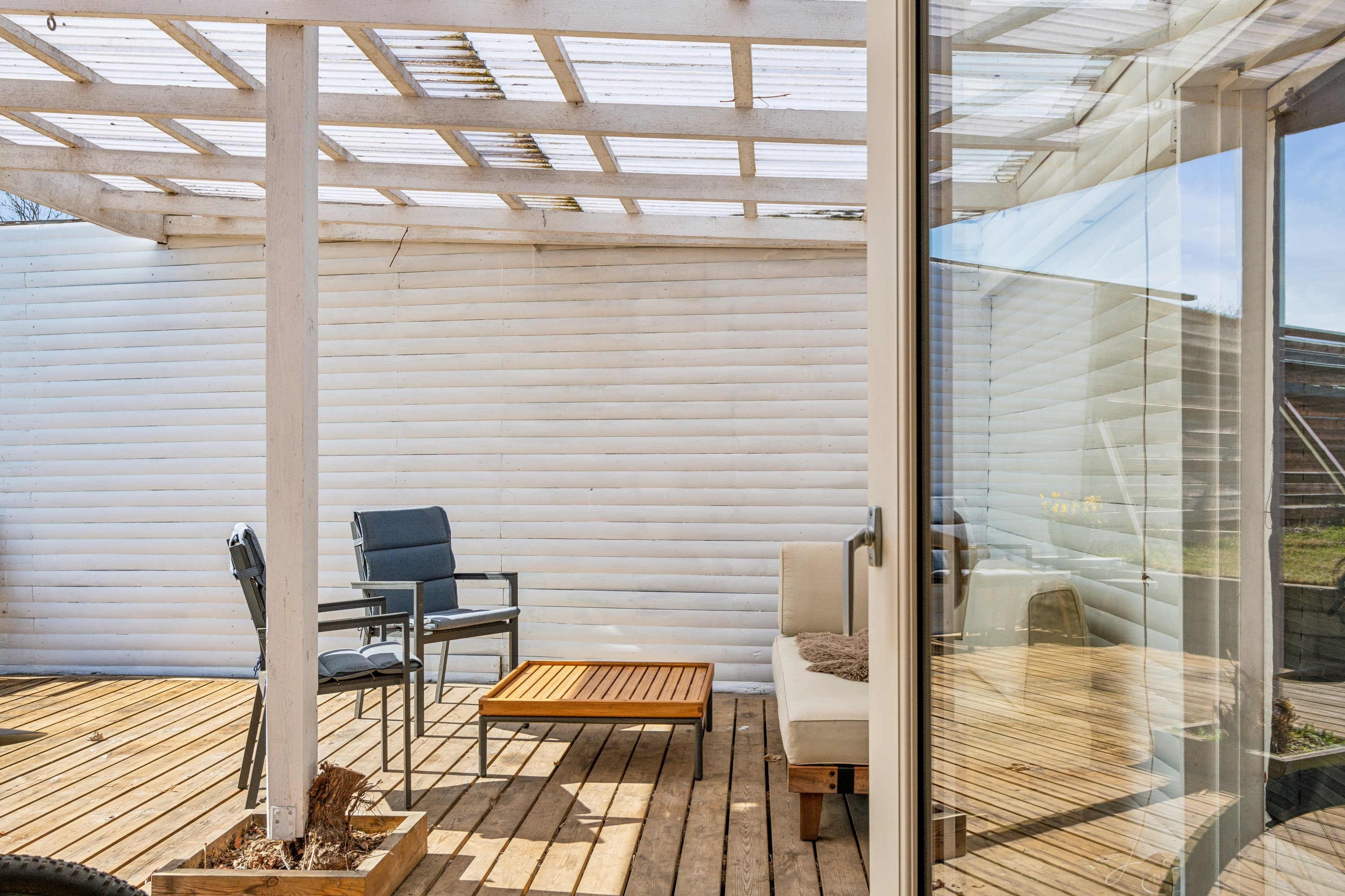 Fremhævet terrasse billede i fuldskærmstilstand. Billede af Kornblomstvej 139, 9000 Aalborg