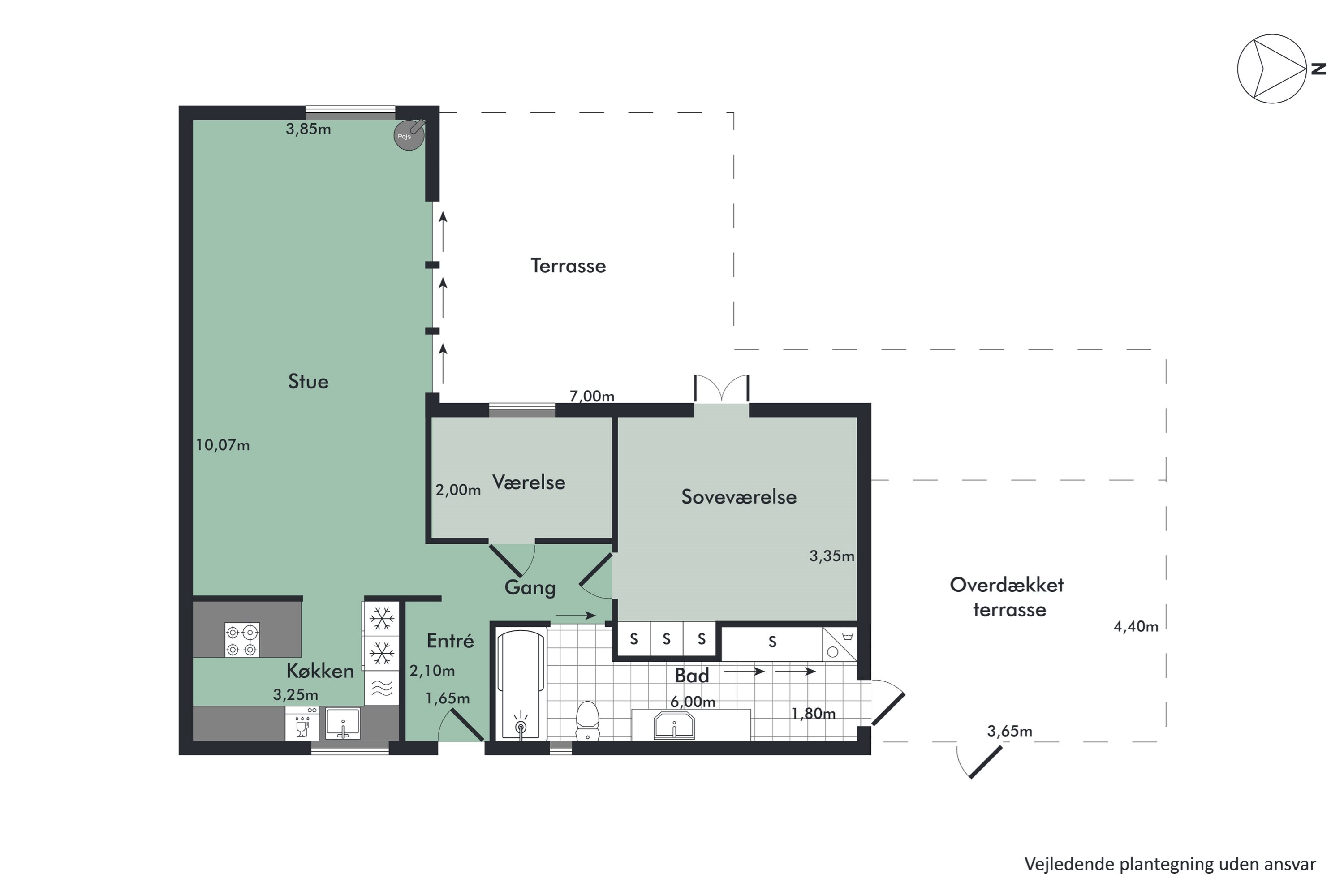 Plantegninger billede af Kornblomstvej 139, 9000 Aalborg