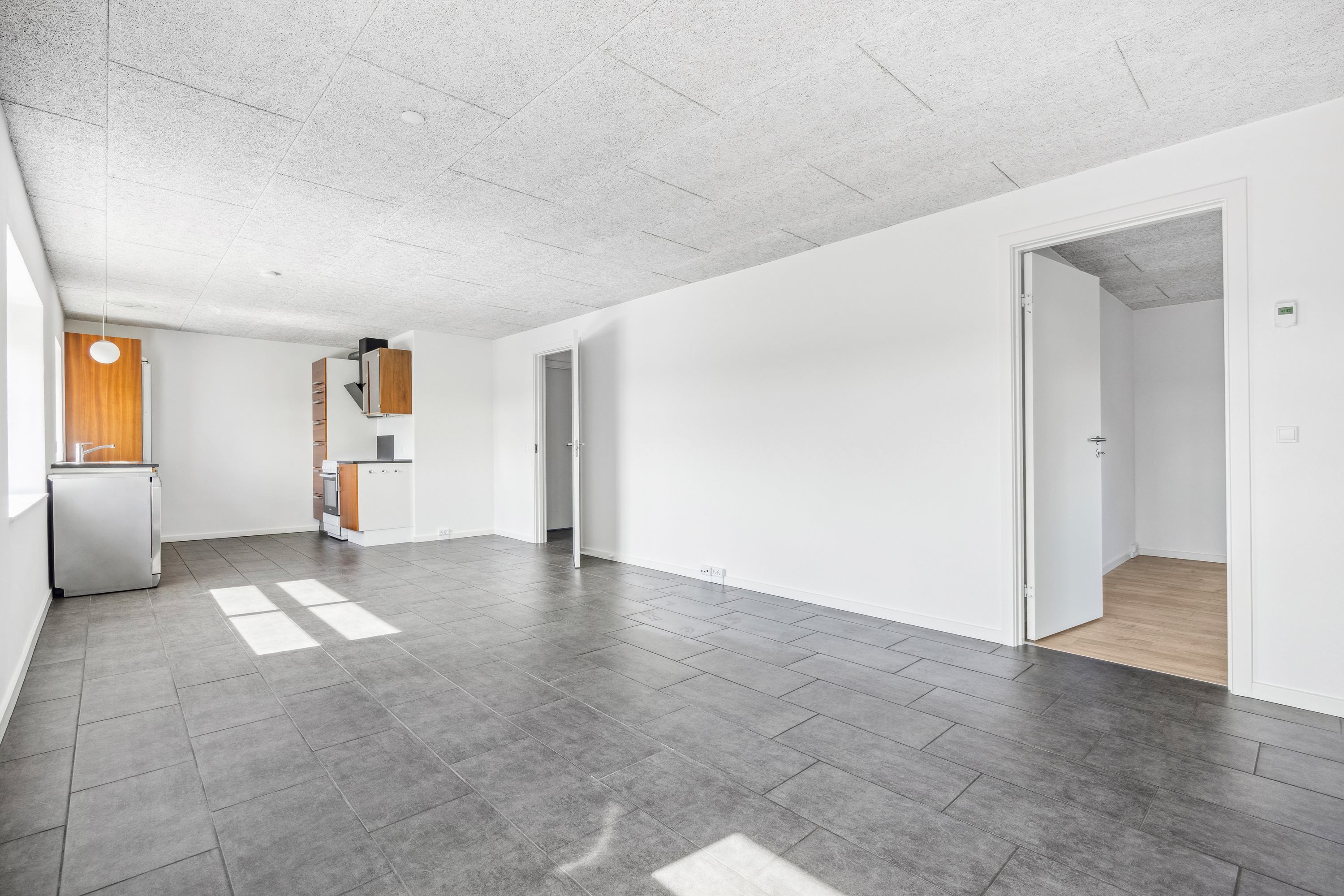 Fremhævet stue billede i fuldskærmstilstand. Billede af Udsigten 2, Ravnkilde, 9610 Nørager