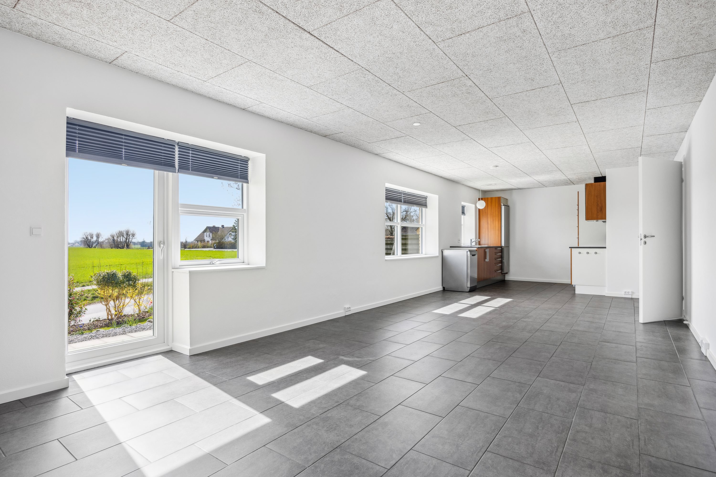 Fremhævet stue billede i fuldskærmstilstand. Billede af Udsigten 2, Ravnkilde, 9610 Nørager