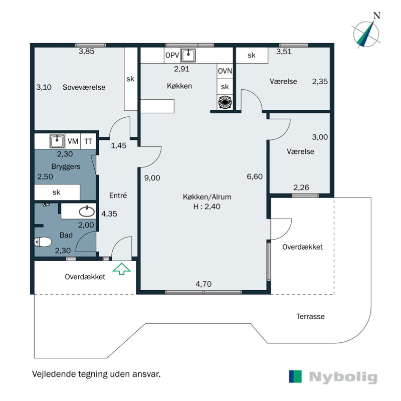 Plantegninger billede af Bragesvej 18, 6100 Haderslev