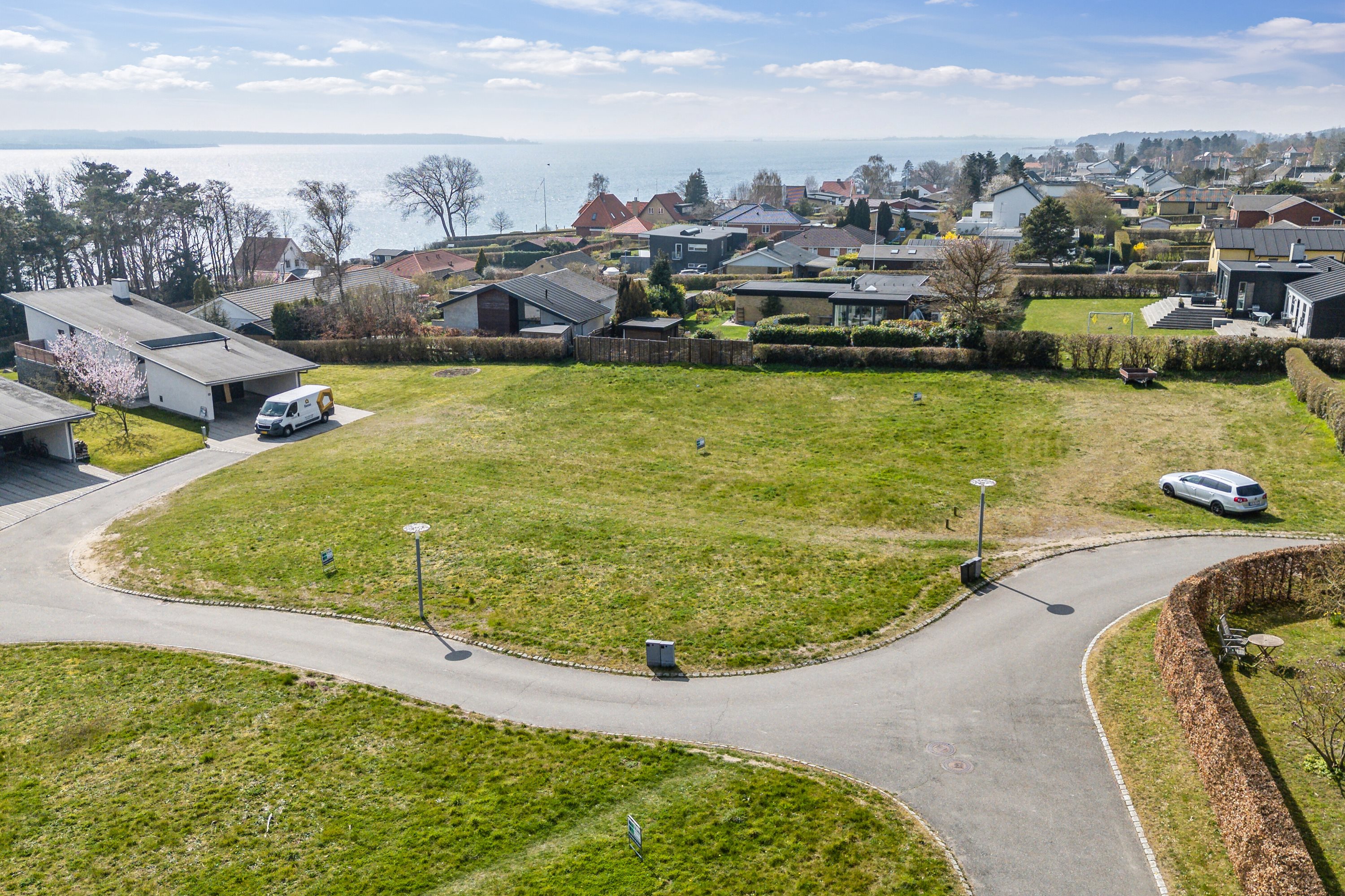 Fremhævet luftfoto billede i fuldskærmstilstand. Billede af Granvænget 8, 5700 Svendborg