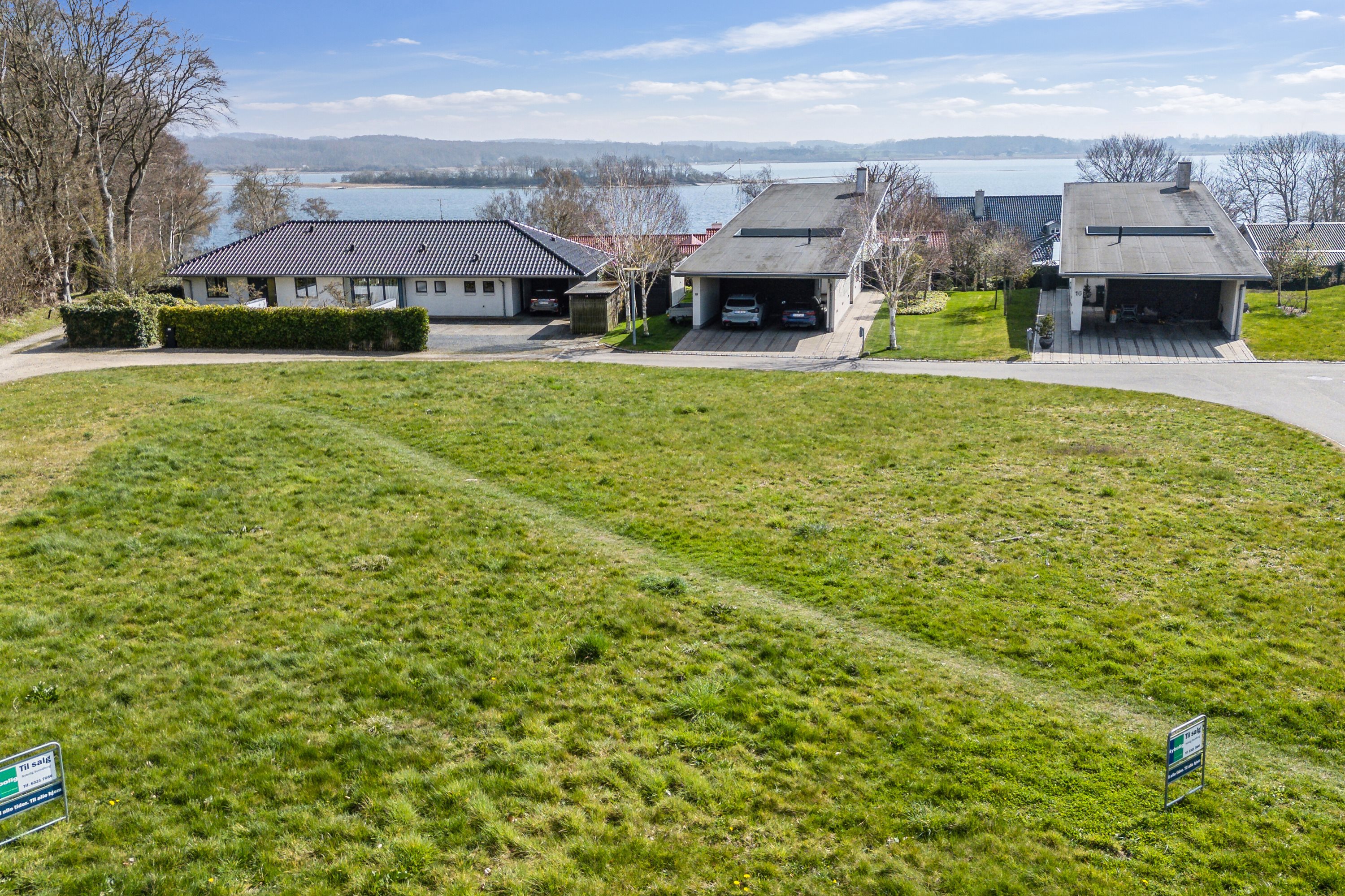 Miniaturebillede 2: luftfoto. Billede af Granvænget 8, 5700 Svendborg