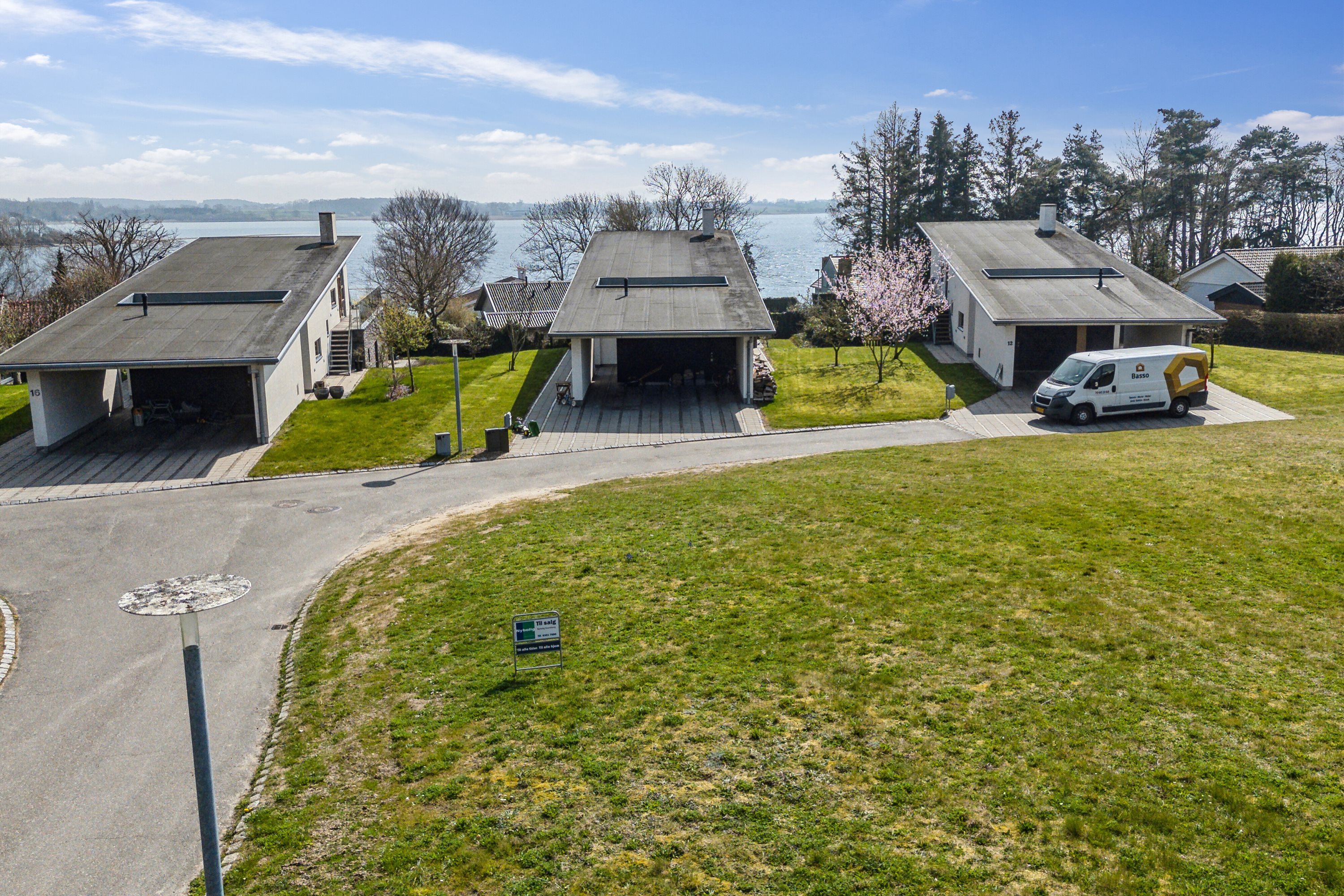 Fremhævet luftfoto billede i fuldskærmstilstand. Billede af Granvænget 8, 5700 Svendborg