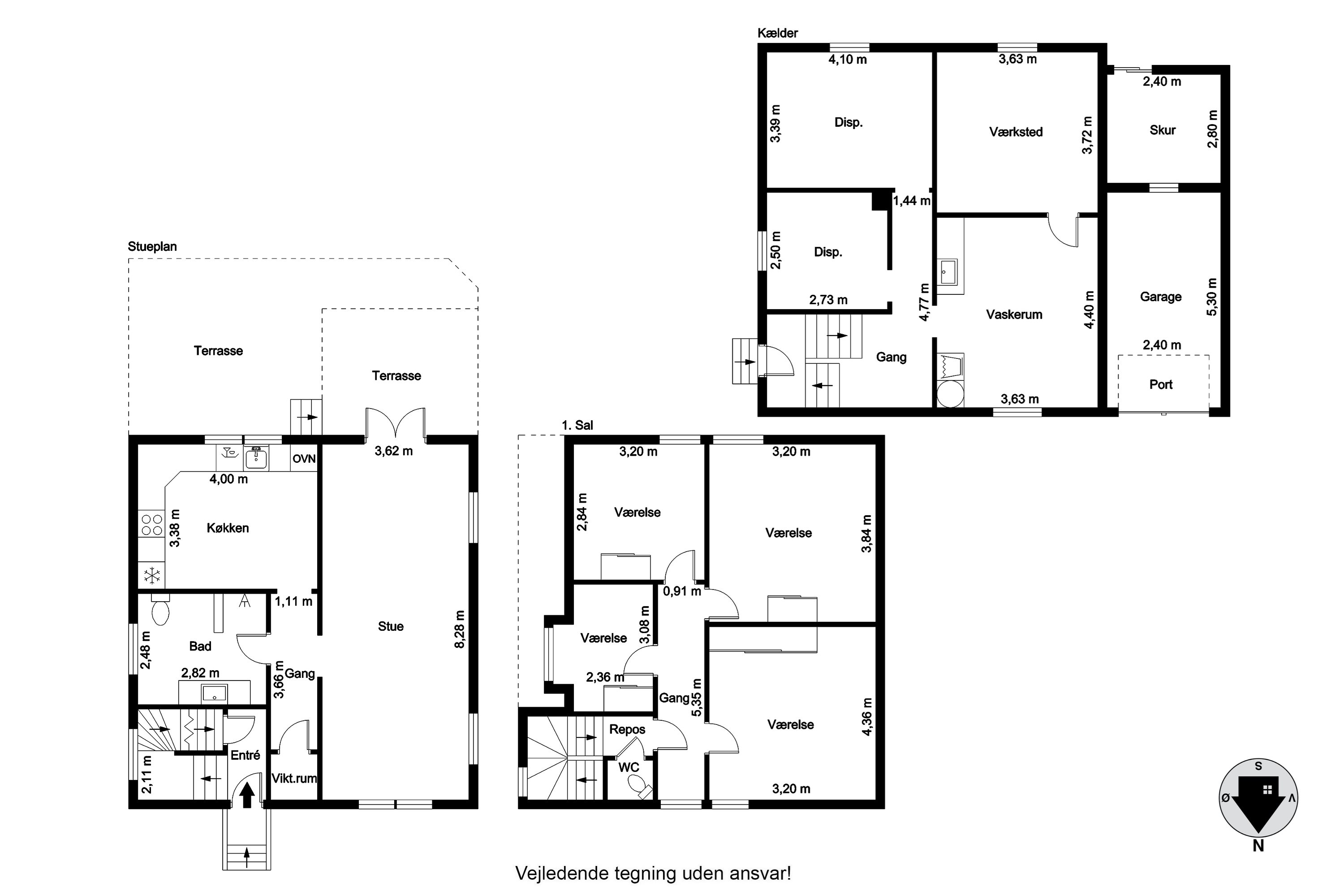 Plantegninger billede af Anneksgade 6, 9700 Brønderslev