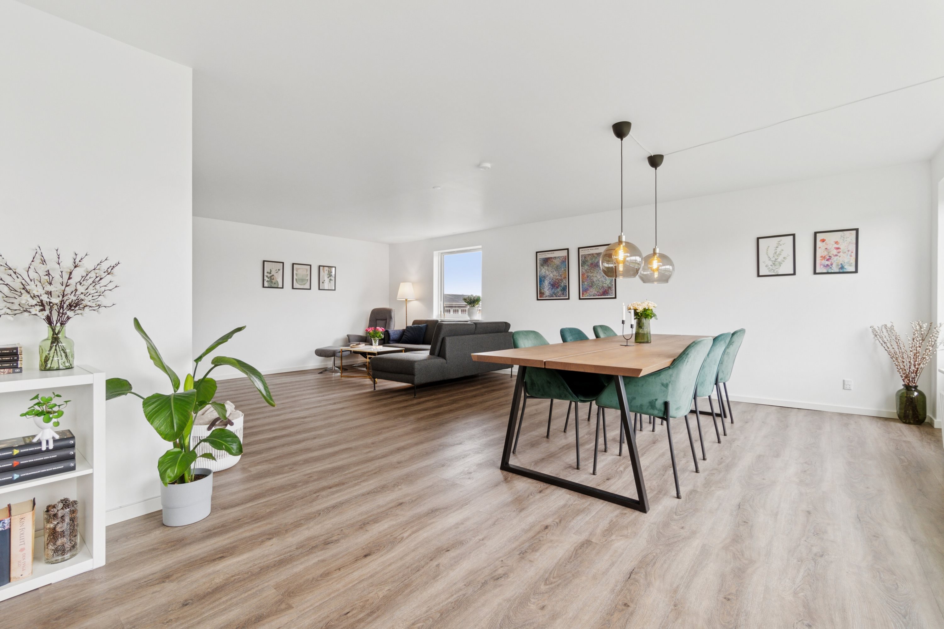 Fremhævet stue billede i fuldskærmstilstand. Billede af Lærkevej 8, 7760 Hurup Thy