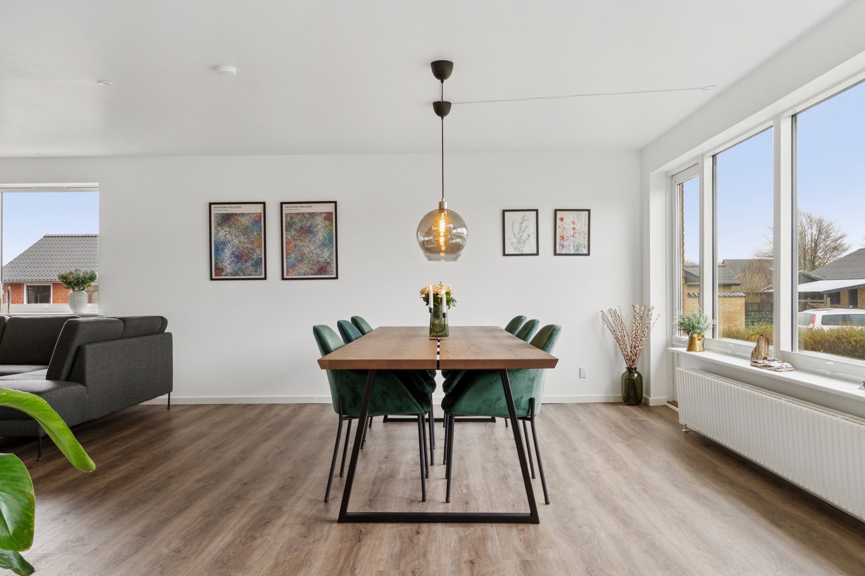 Fremhævet spisestue billede i fuldskærmstilstand. Billede af Lærkevej 8, 7760 Hurup Thy