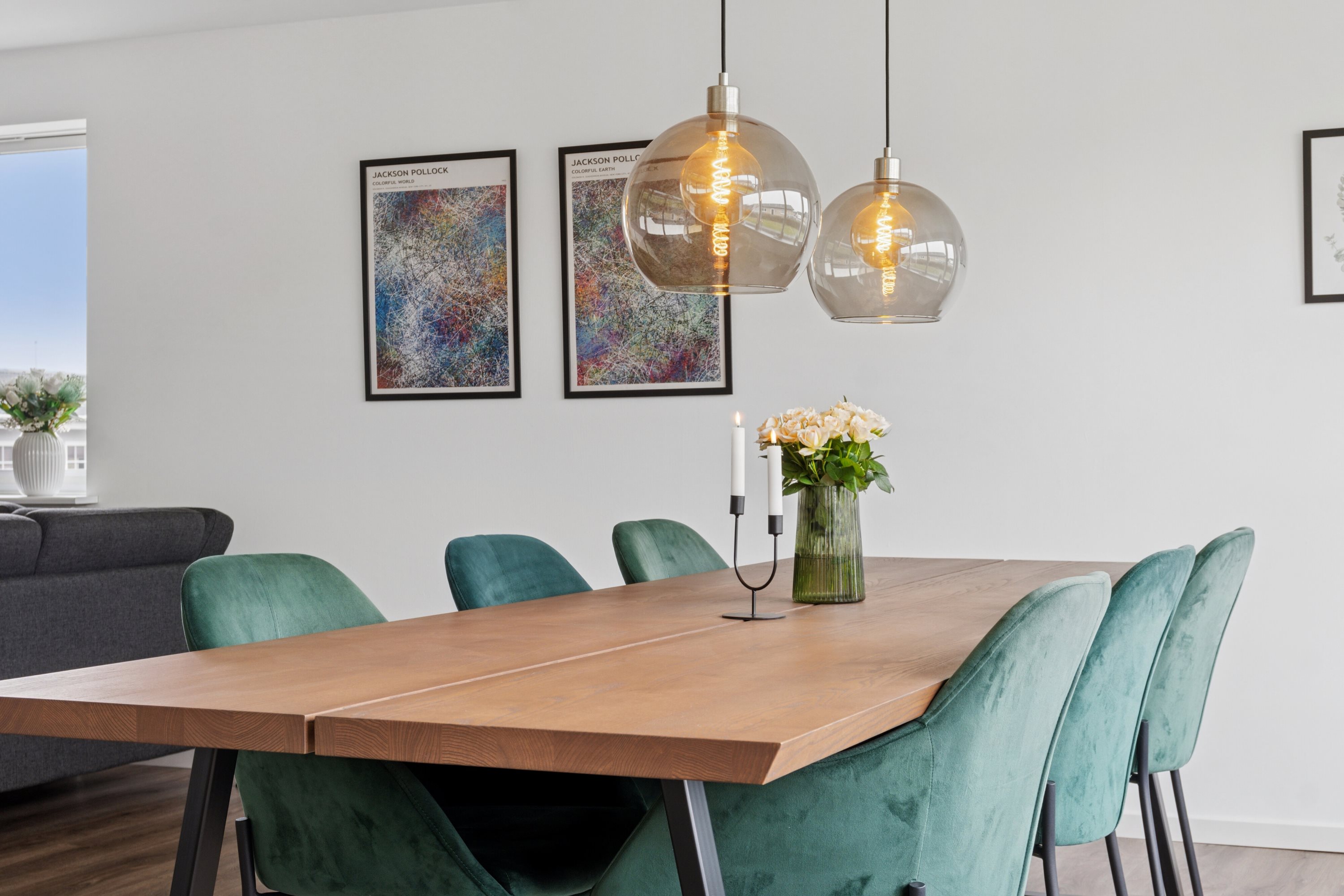 Fremhævet spisestue billede i fuldskærmstilstand. Billede af Lærkevej 8, 7760 Hurup Thy