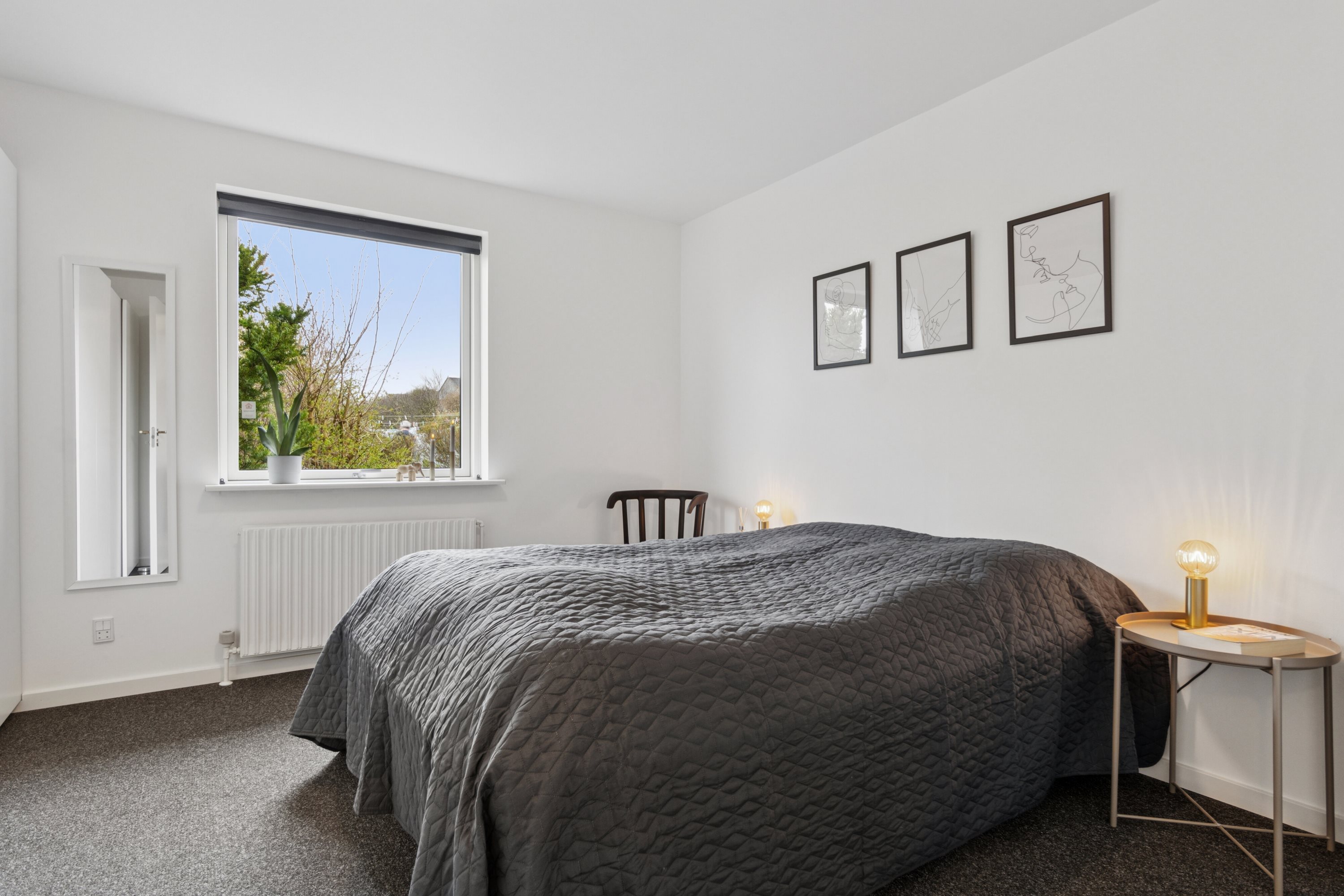 Fremhævet soveværelse billede i fuldskærmstilstand. Billede af Lærkevej 8, 7760 Hurup Thy